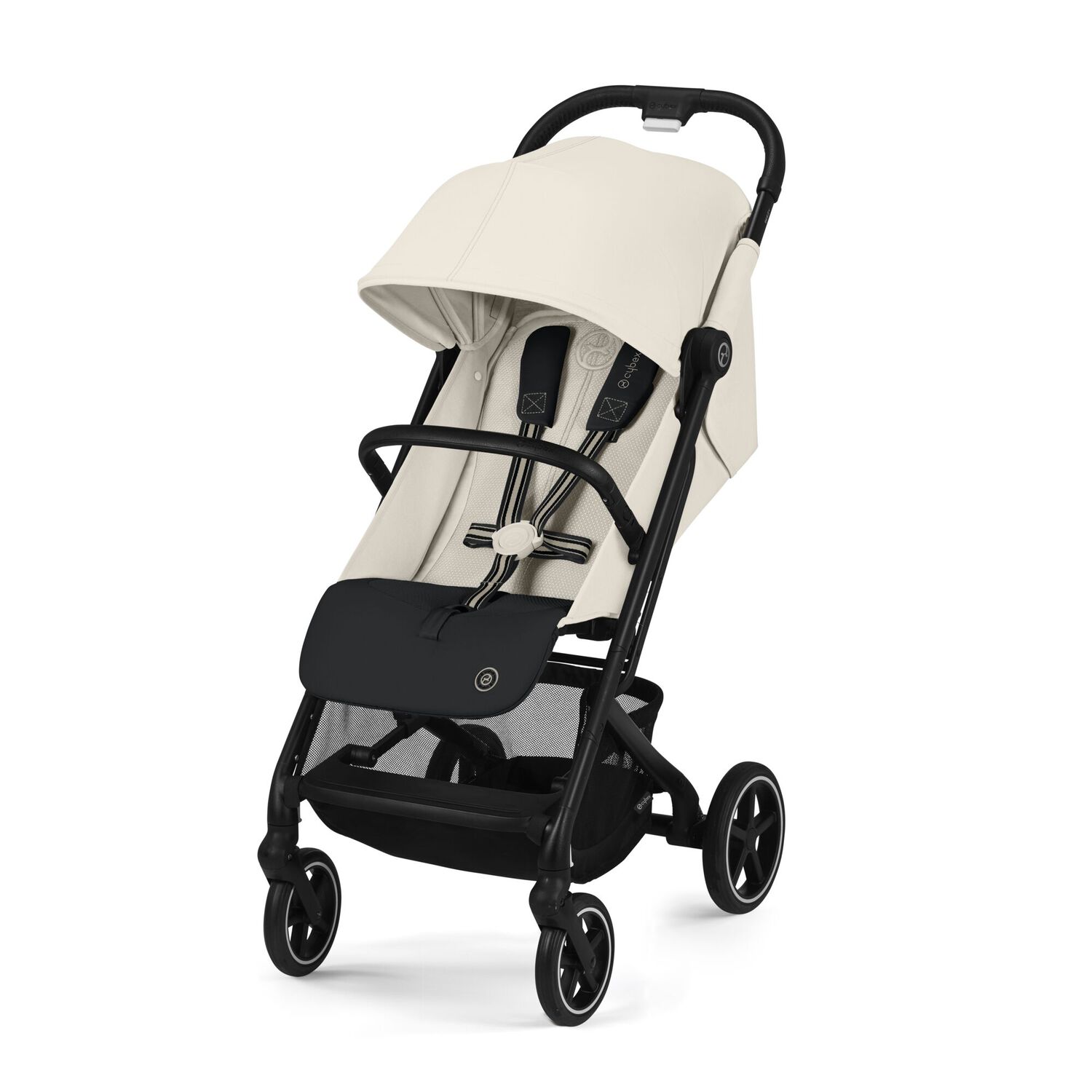 Коляска прогулочная Cybex Beezy Canvas White белый - фото 1