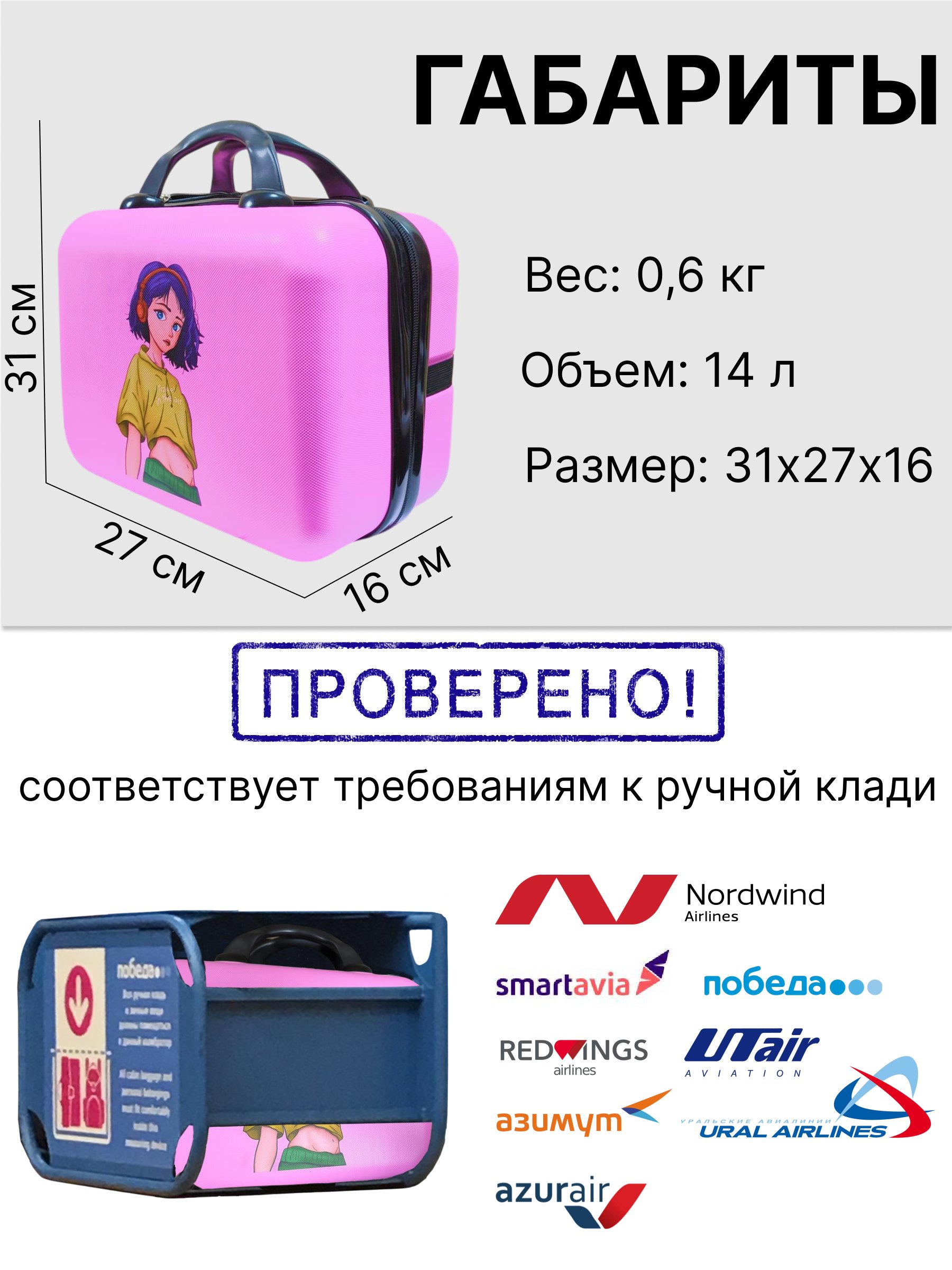 Чемодан LATS Аниме - фото 4