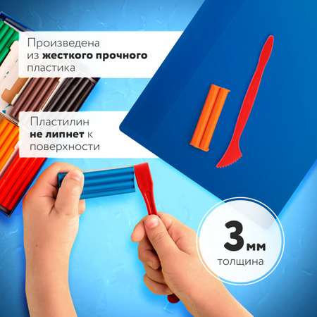 Набор аксессуаров для лепки Пифагор 3 шт.