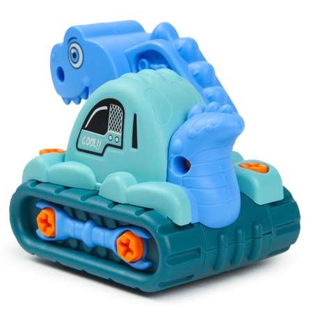 Конструктор BabyGo Дино Экскаватор сборная игровая модель