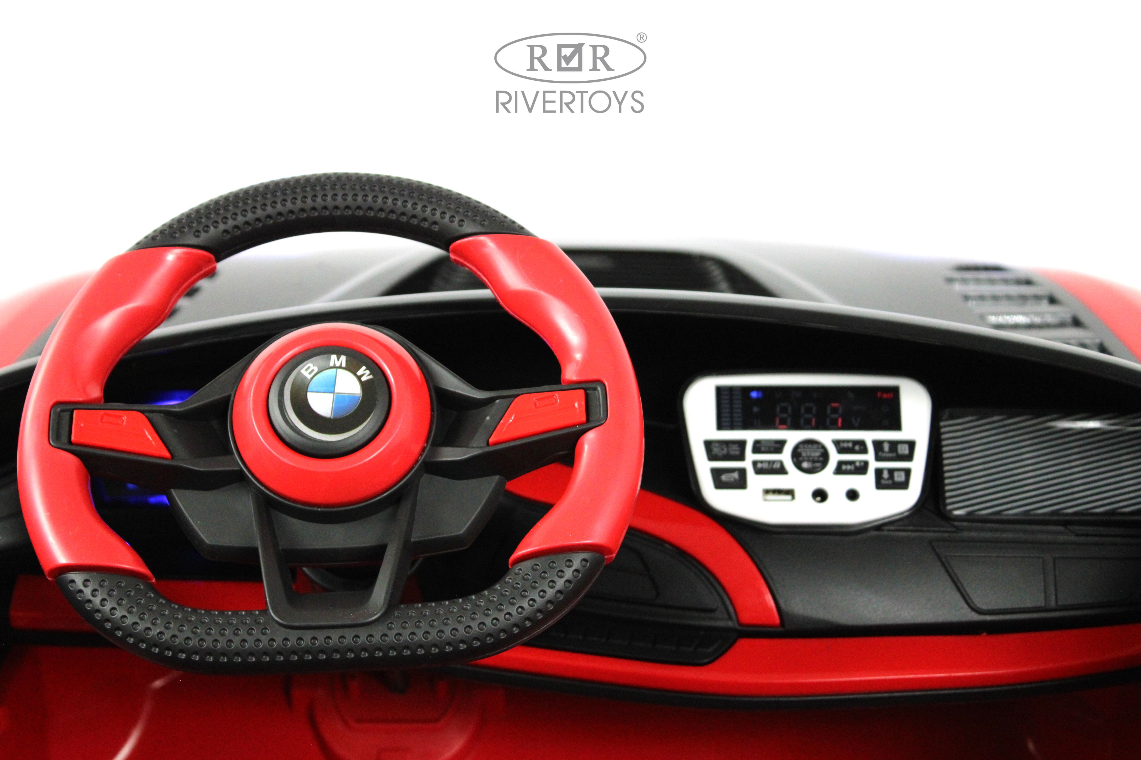 Электромобиль RIVERTOYS BMW G007GG-RED С пультом ДУ - фото 20