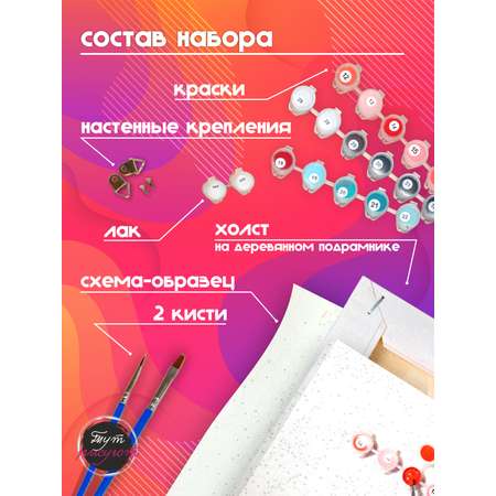 Картина по номерам Тут рисуют