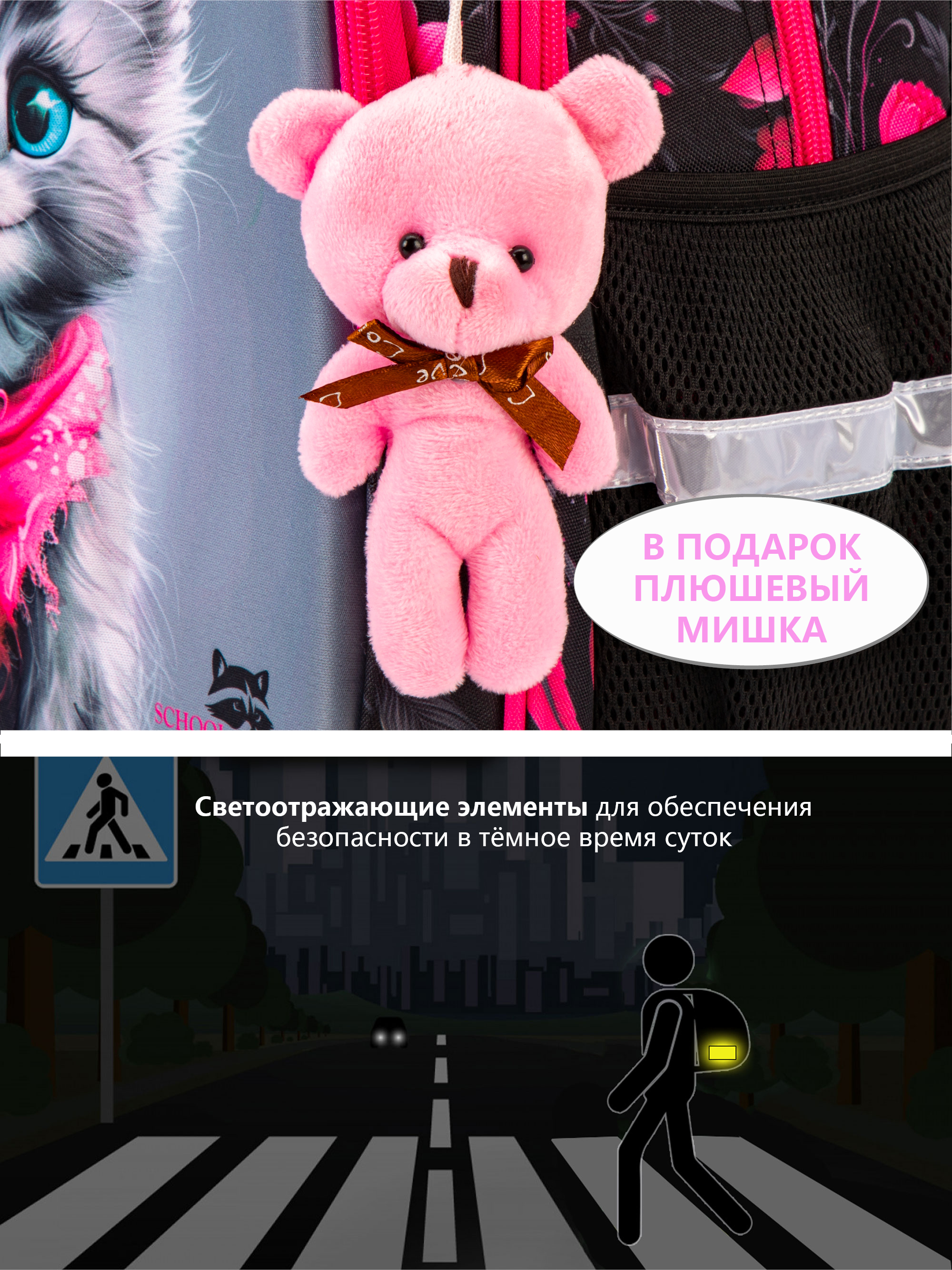 Рюкзак School Standard первокласснику набор 4 в 1 - фото 13