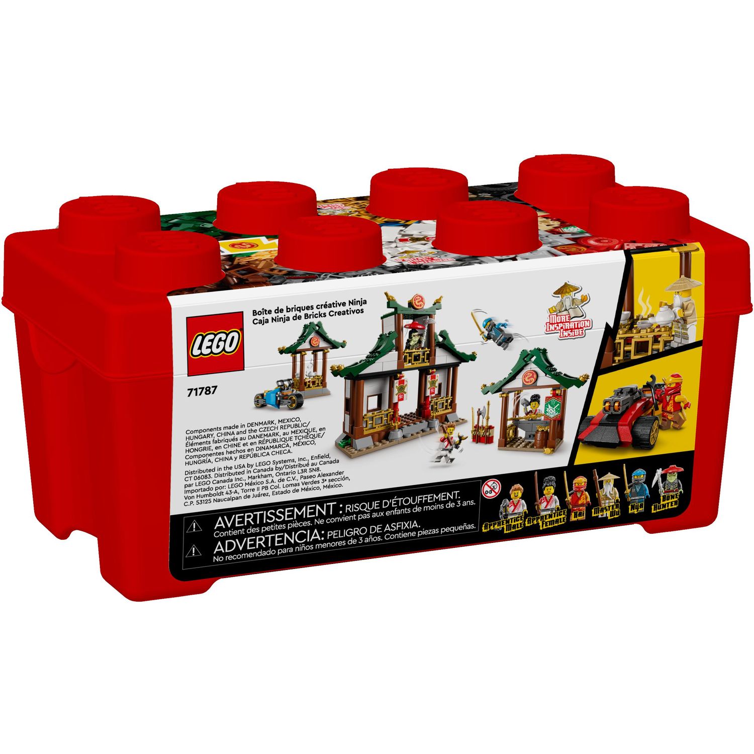 Конструктор LEGO NINJAGO Коробка ниндзя для творчества 530 дет. - фото 6