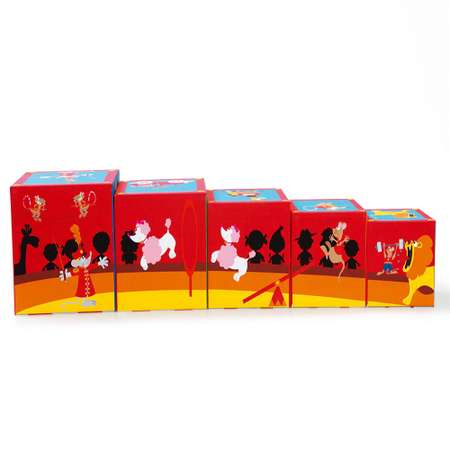 Игрушка Scratch кубики Башня Цирк