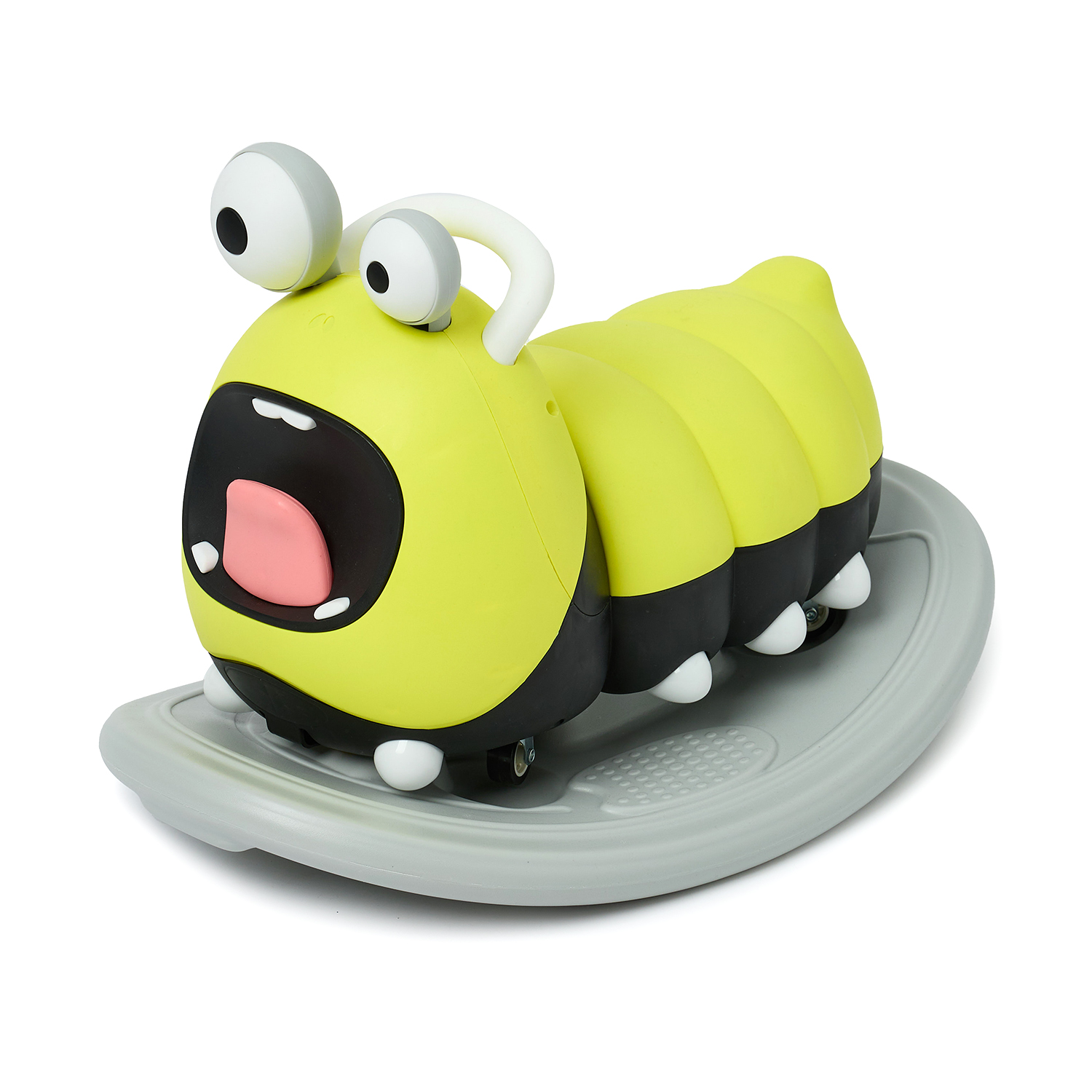 Каталка BabyGo Гусеница желтый - фото 1