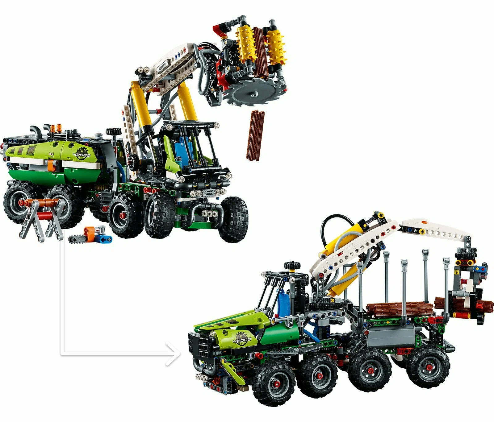 Конструктор LEGO Technic 42080 1003 дет. - фото 6