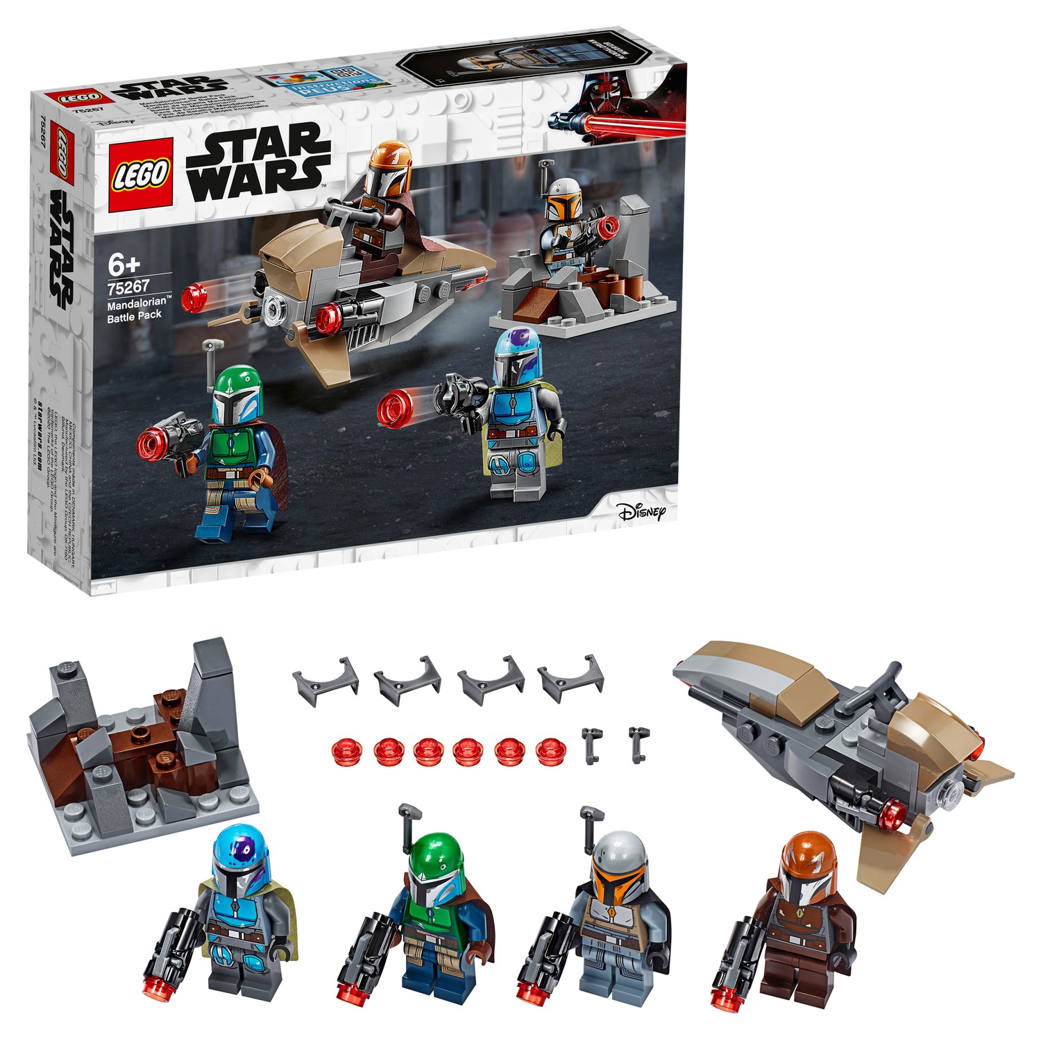Конструктор LEGO Star Wars Боевой набор Мандалорцы 102 дет. - фото 1