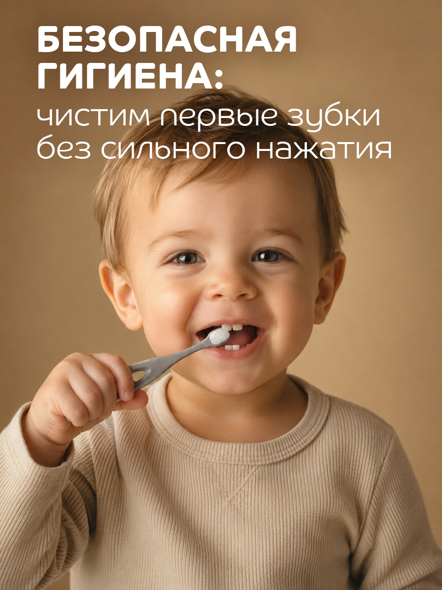 Зубная щетка классическая Lubby от 4 мес. - фото 5