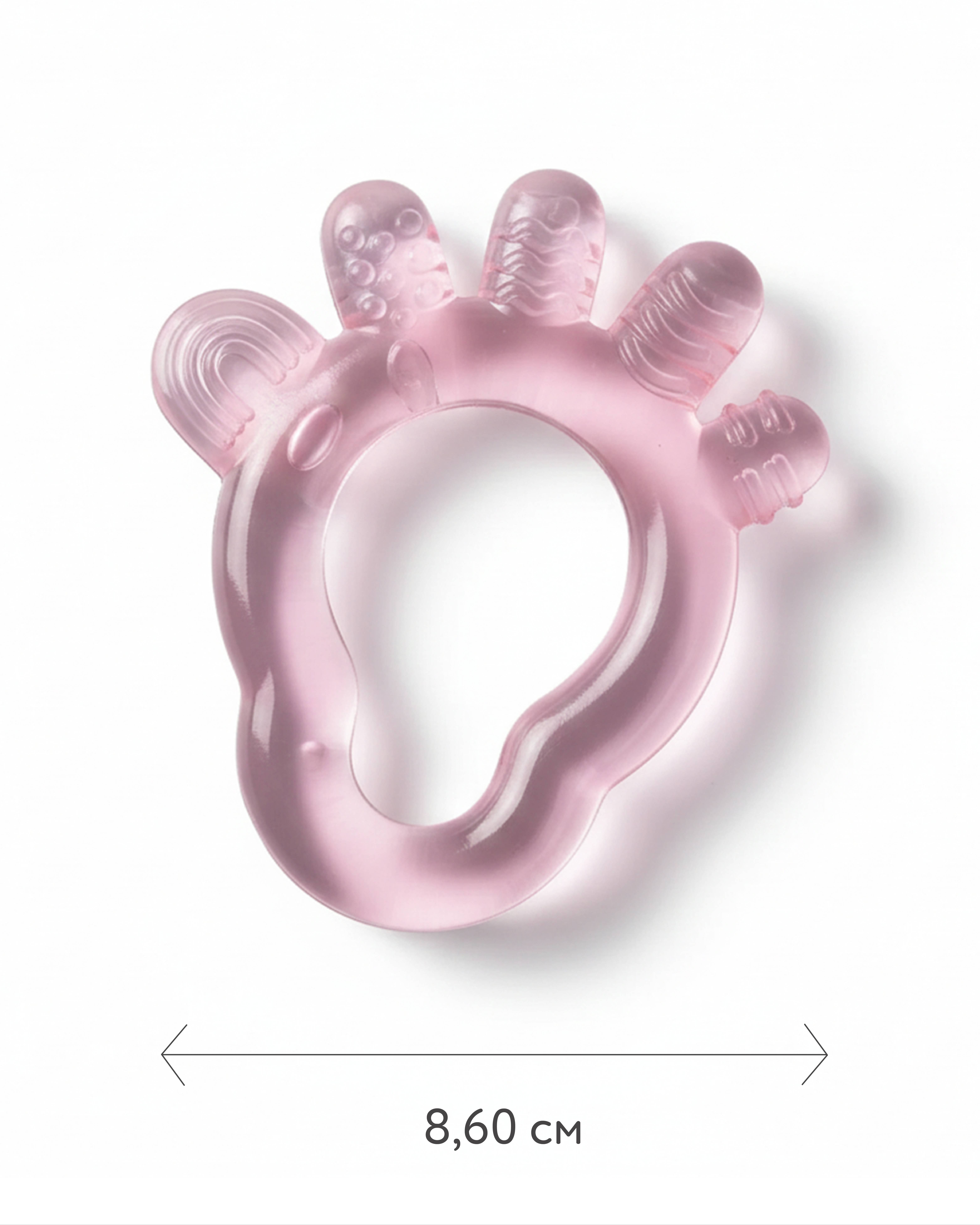 Прорезыватель BabyGo Нога с водой - фото 5