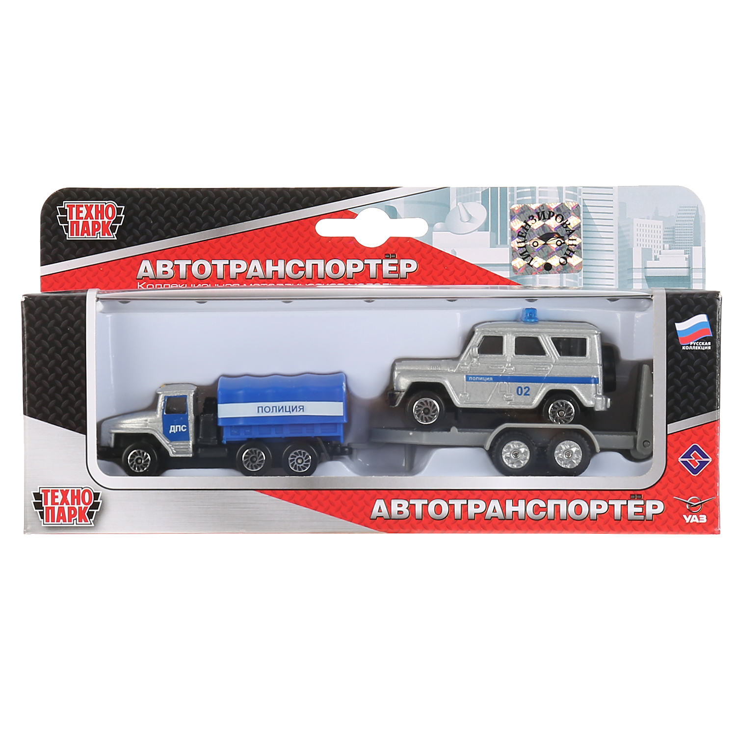 Игровой набор Технопарк УАЗ Полиция 296028 - фото 1