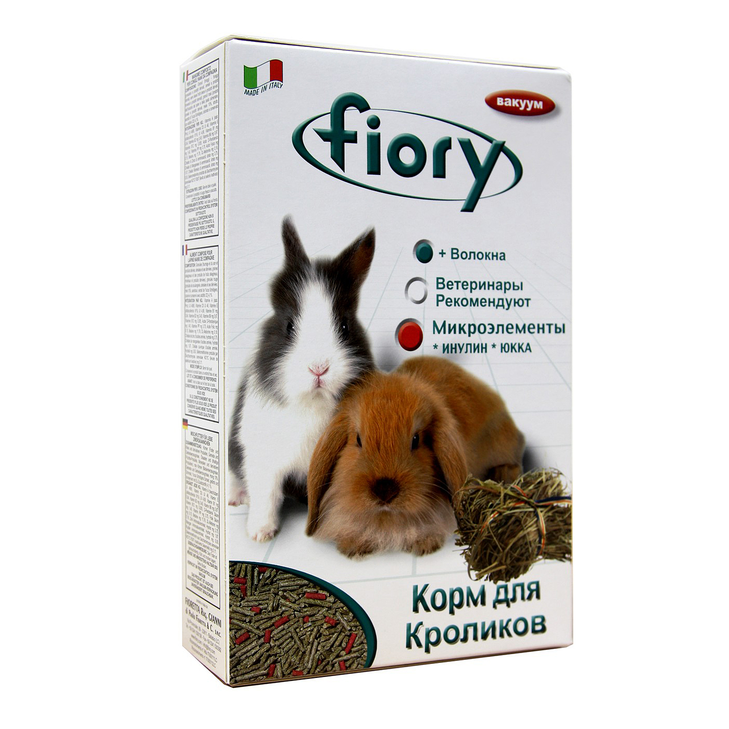 Корм для кроликов Fiory Pellettato гранулированный 850г - фото 2