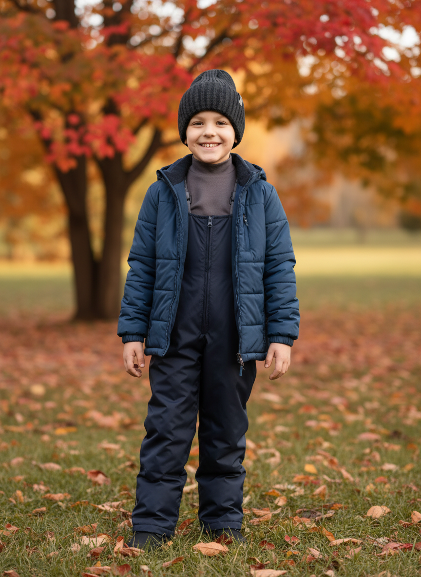 Полукомбинезон Arctic kids 60-006/2 синий - фото 2