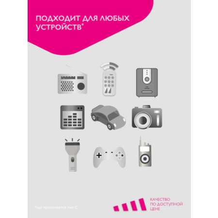Батарейки алкалиновые ФАZА alkaline типоразмера С LR14 4 шт. LR14A-P4