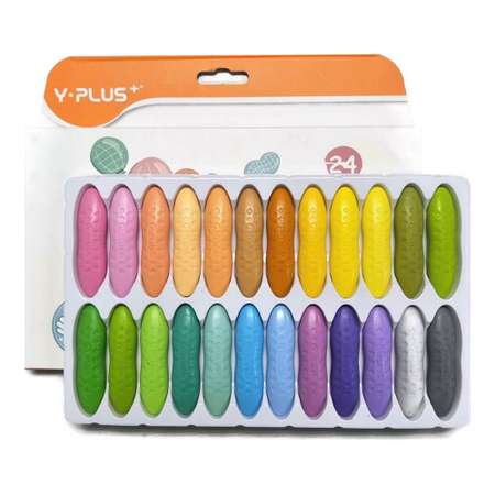 Восковые мелки Y-plus 24 шт.