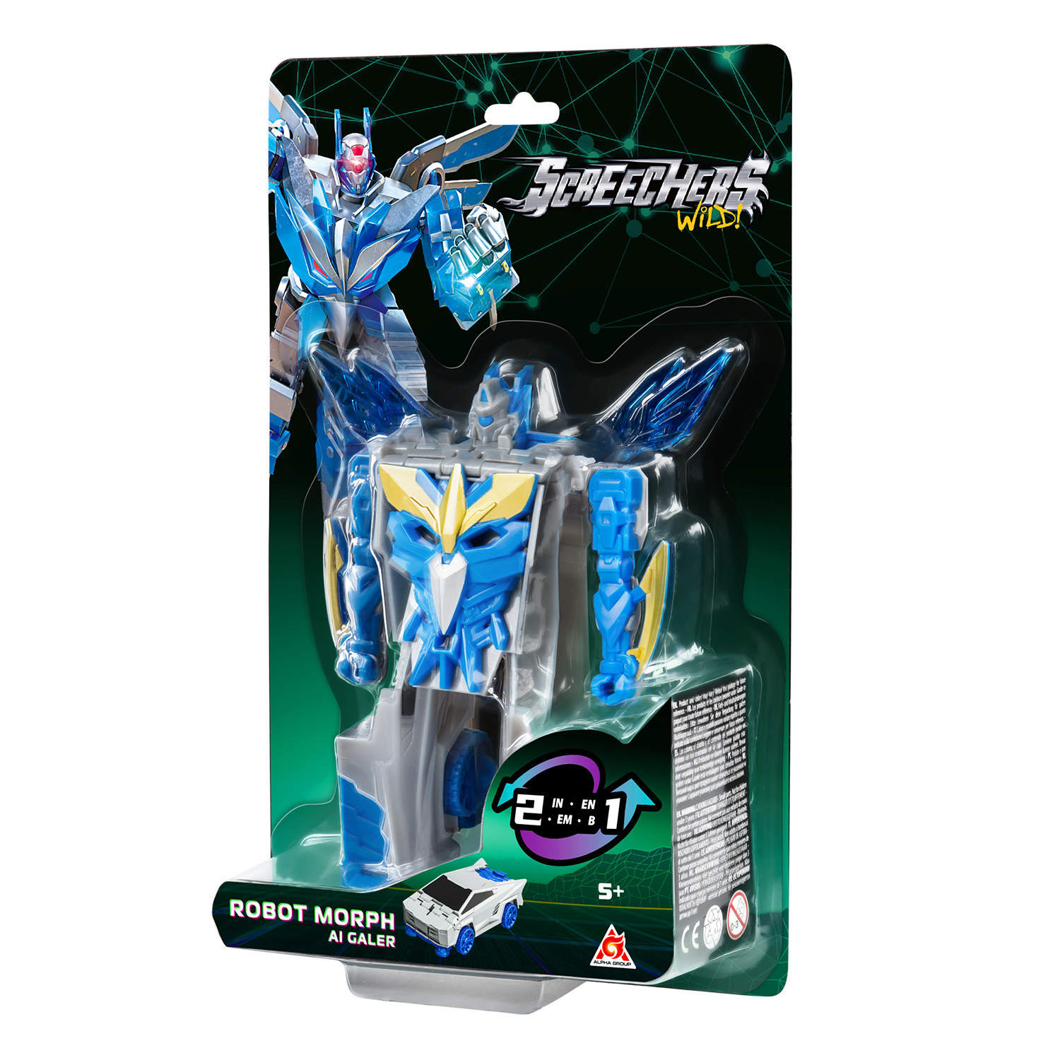 Игровой набор Screechers Wild Робот Геллер - фото 3