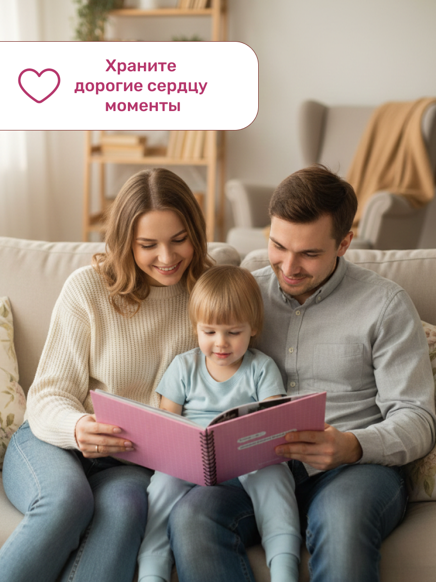 Фотоальбом iLikeGift Счастье это 25x19 см, 20 листов - фото 7