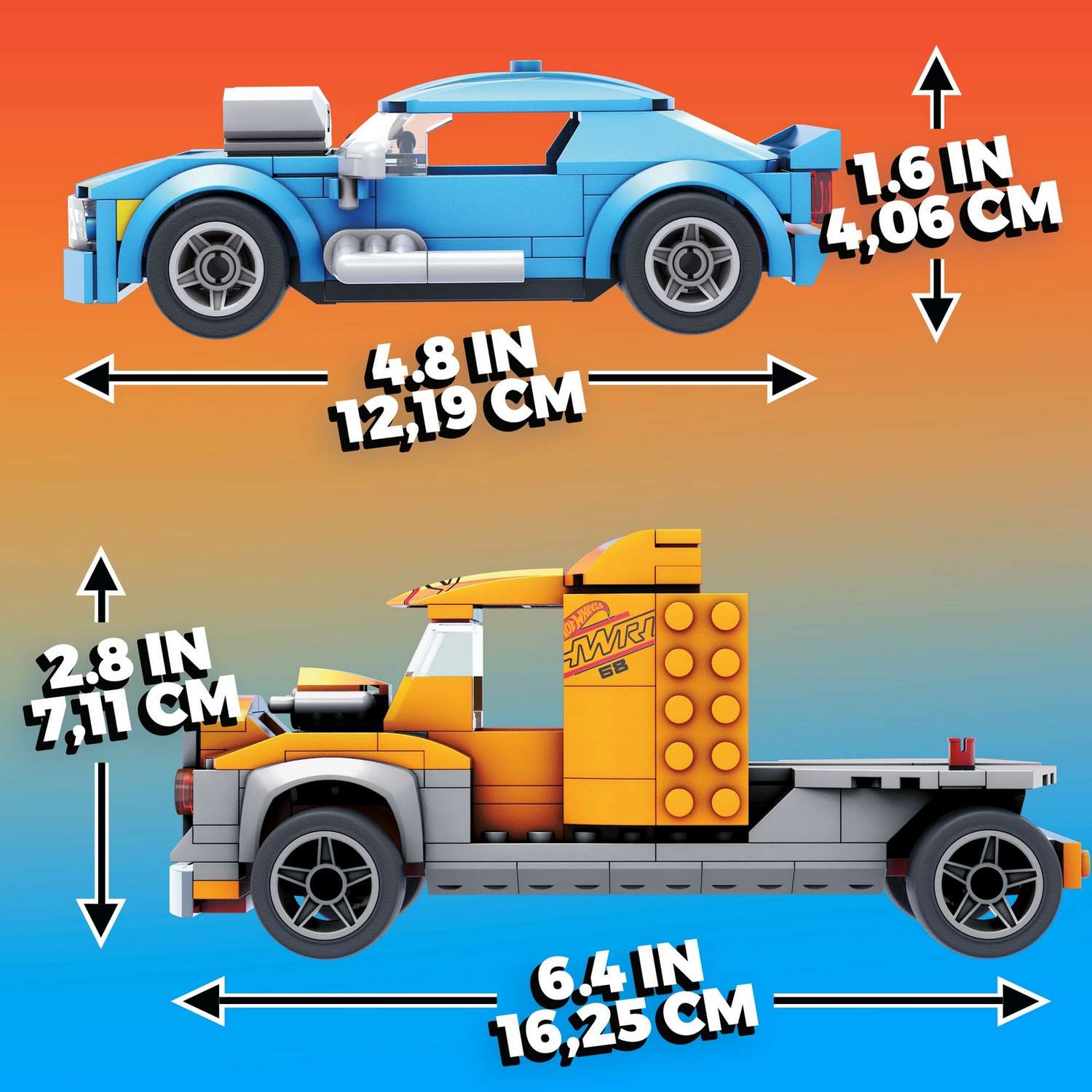 Конструктор Mega Construx Hot Wheels Автовоз 355 дет. - фото 8