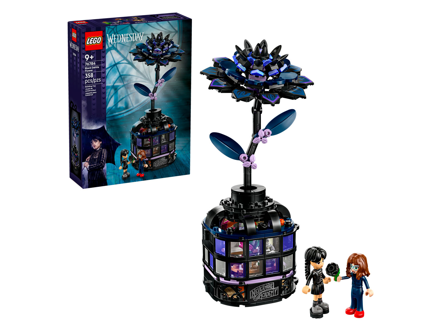 Конструктор LEGO Цветок черного георгина 358 дет. - фото 1