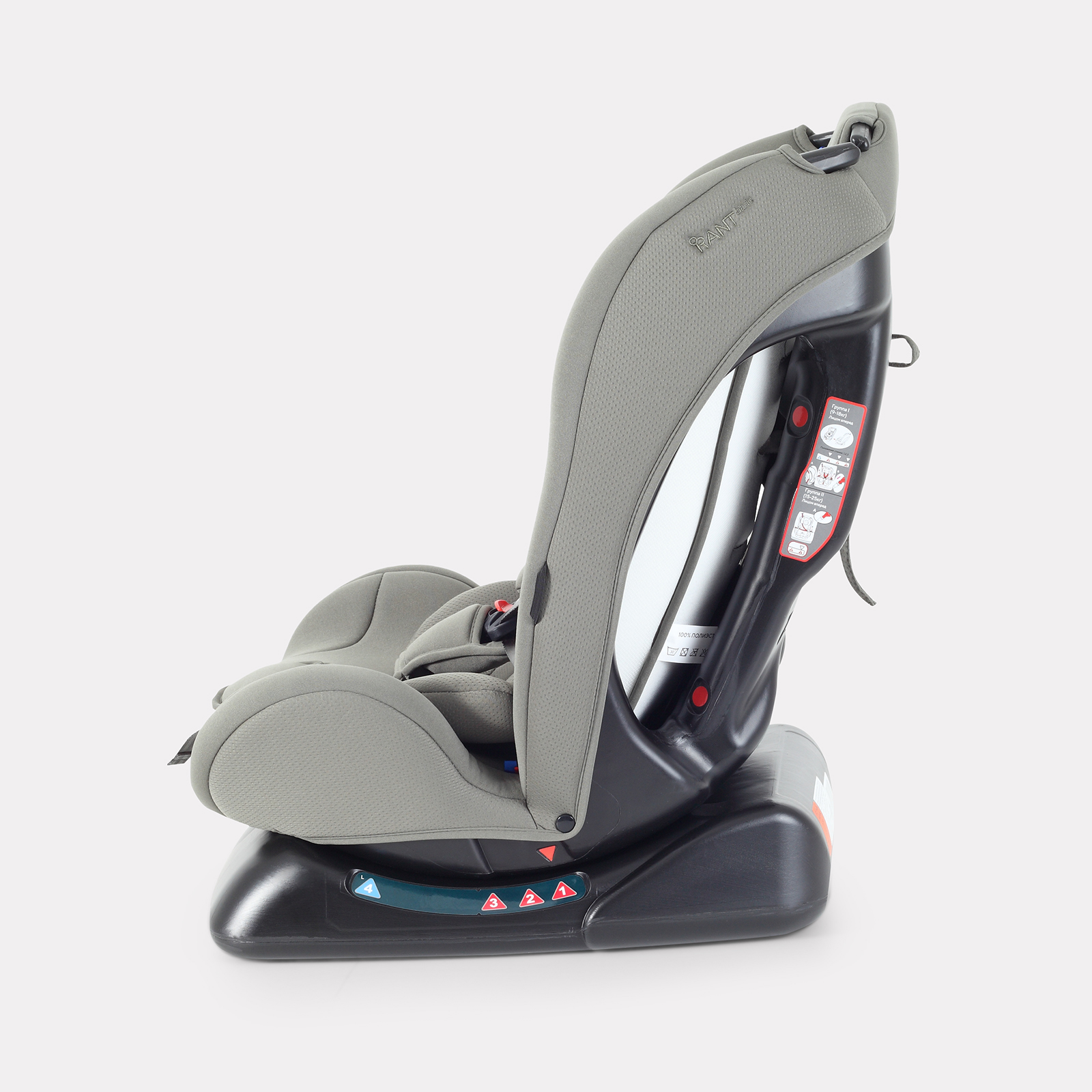 Автокресло Rant Basic Rally Next 0+/1/2 (0-25 кг) зеленый - фото 4