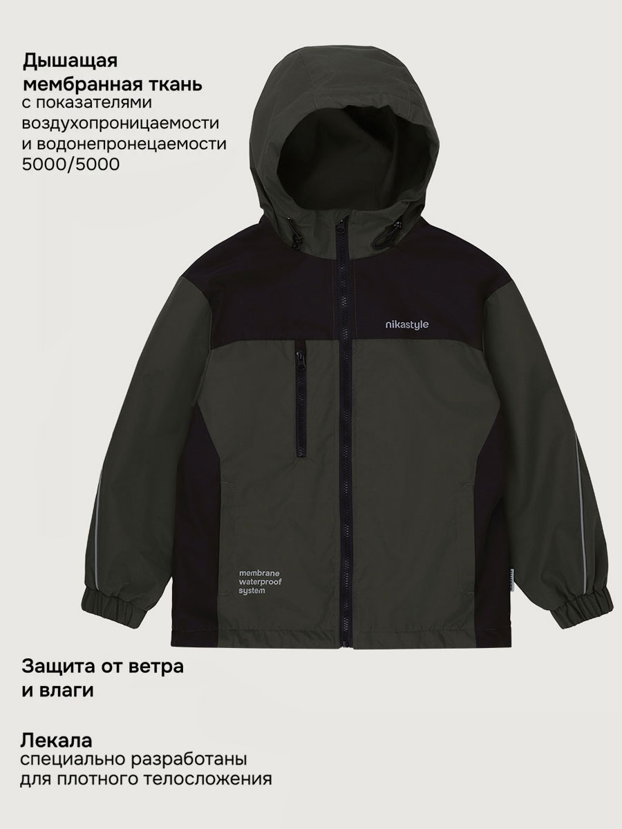 Ветровка NIKASTYLE п4л7726 хаки - фото 3