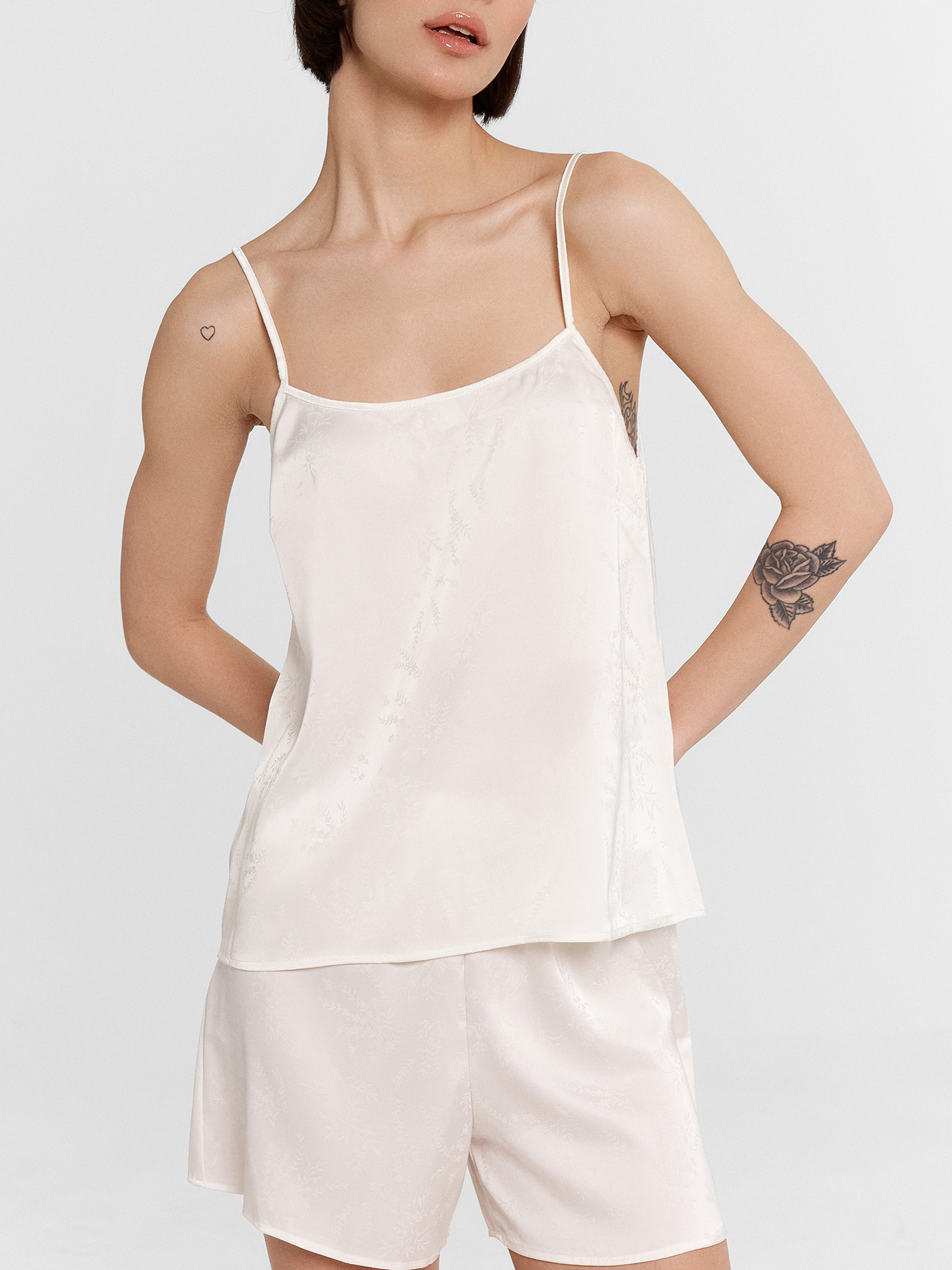 Пижама Mark Formelle (Марк Формэль) 592594/цветочки на св.молочном - фото 7