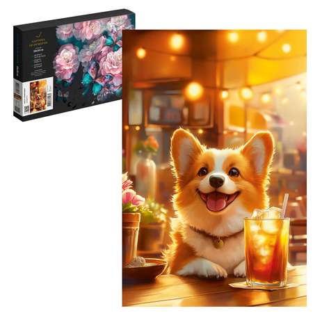 Картина по номерам Феникс + Корги