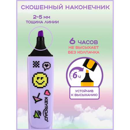 Текстовыделители KEYROAD 4 цв.