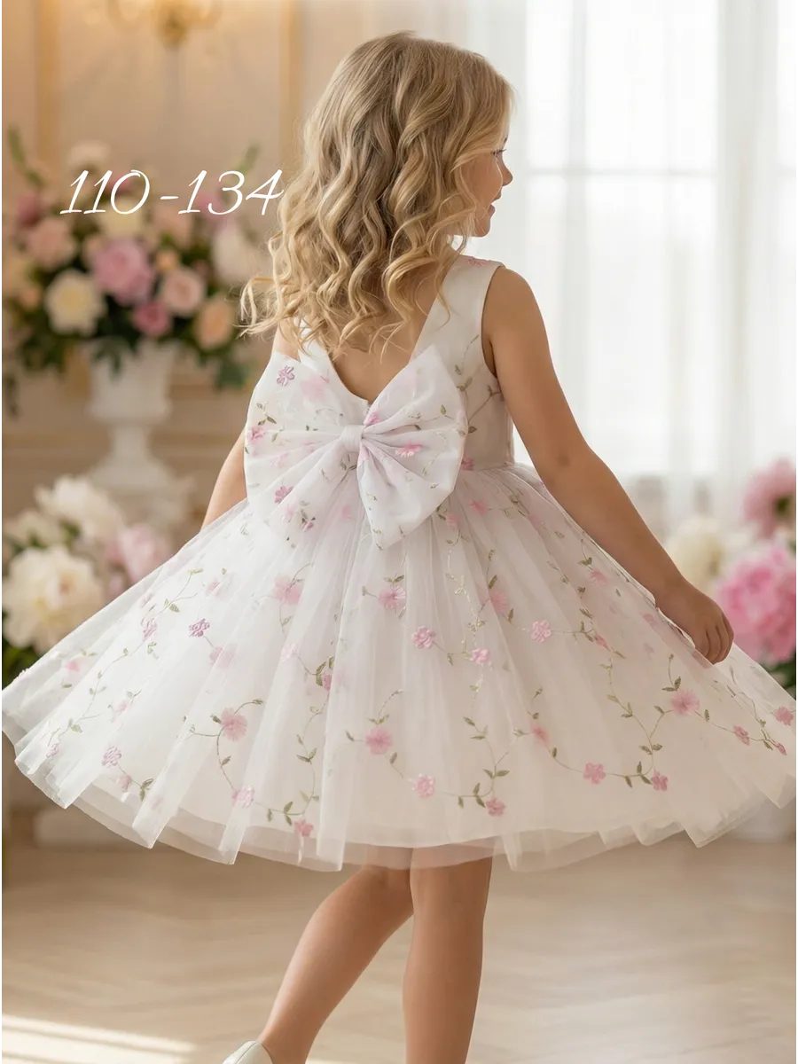 Платье Paurakids 58-01/Цветочки - фото 8