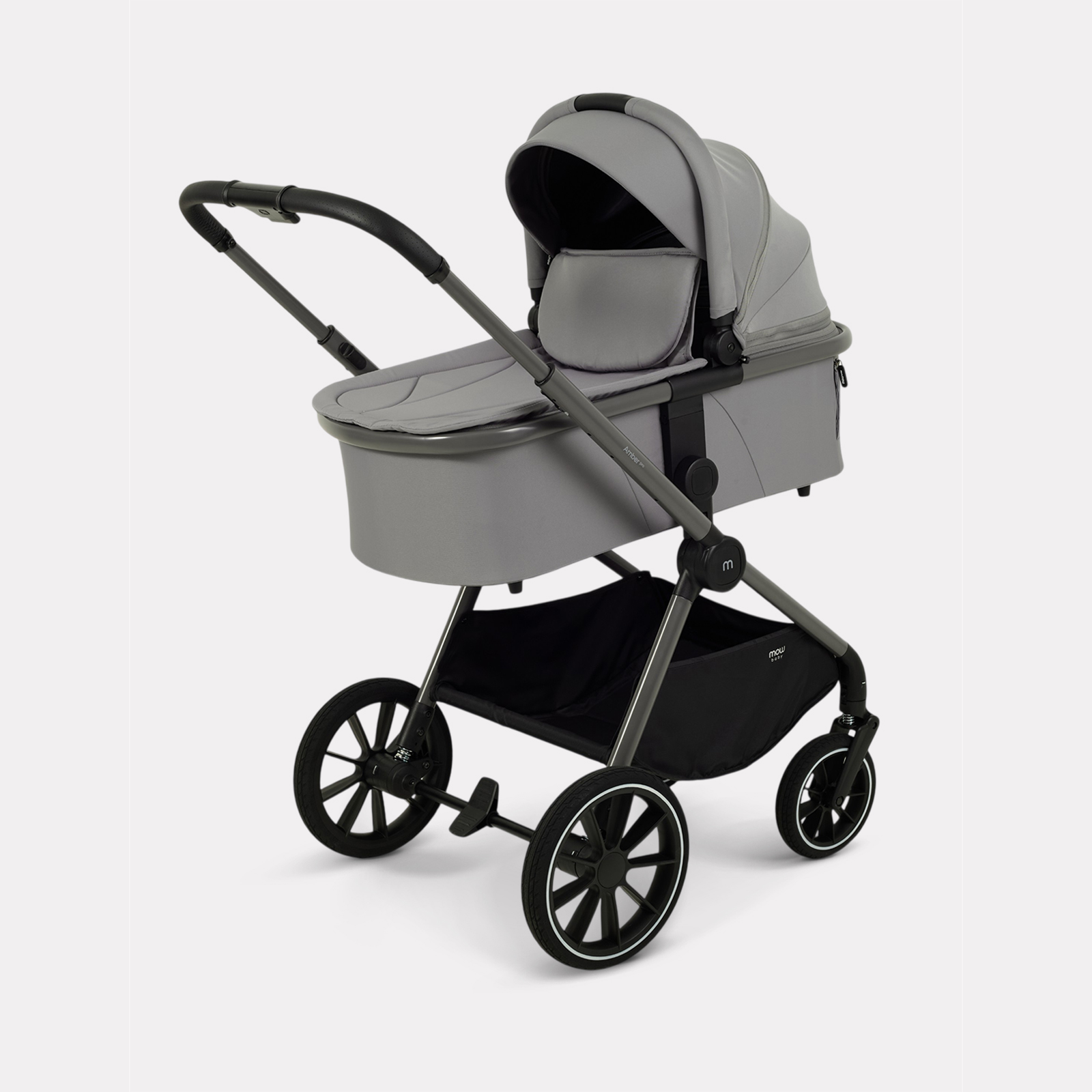 Коляска 3в1 MOWbaby Amber pro серый - фото 1