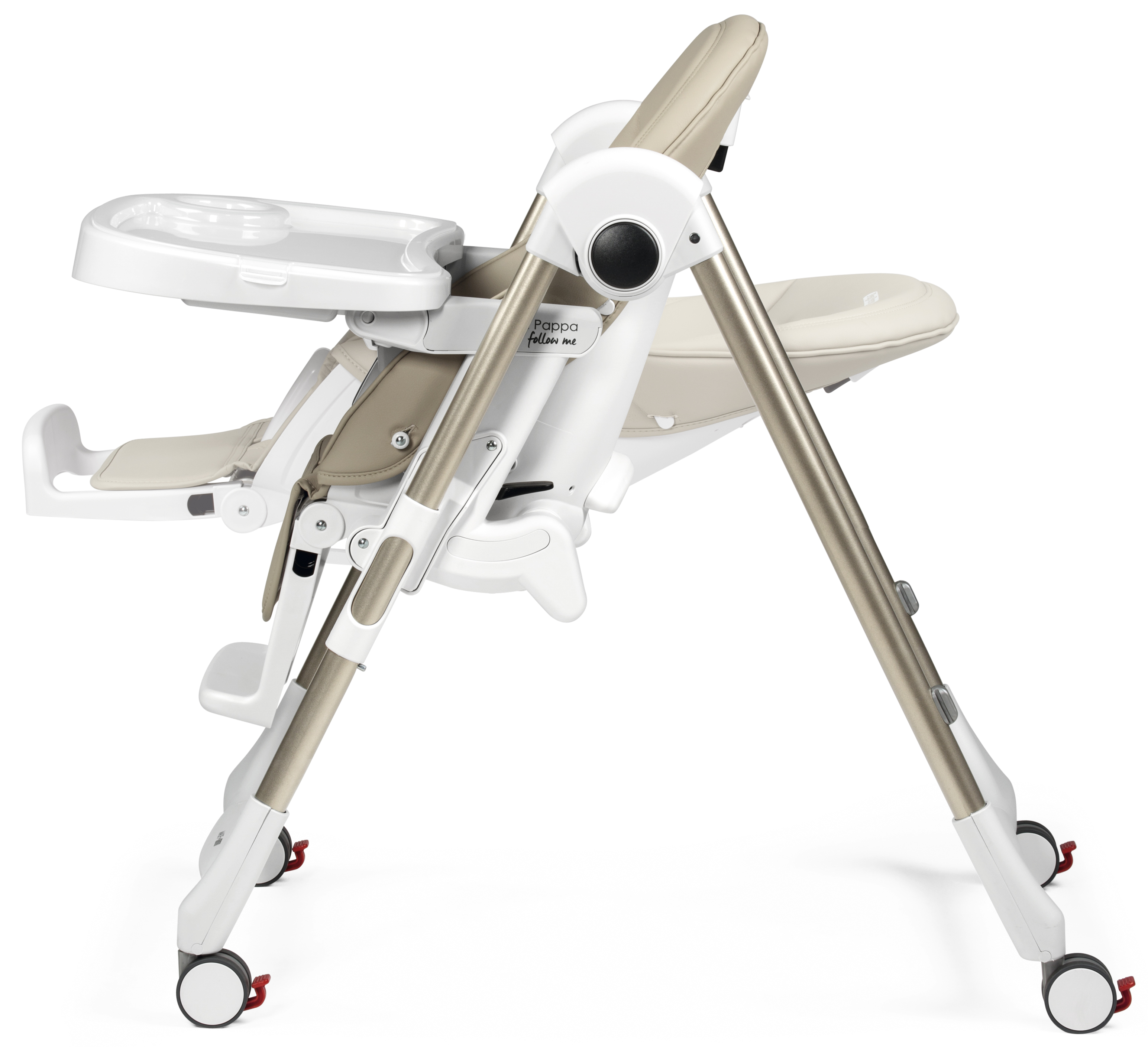 Стульчик для кормления Peg-Perego Prima Pappa Follow Me бежевый - фото 19