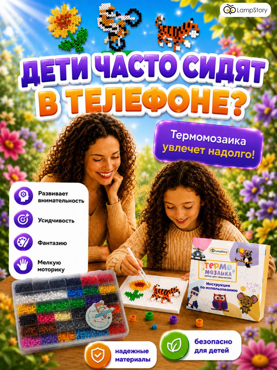 Термомозаика LampStory 3D модели с утюгом - фото 10