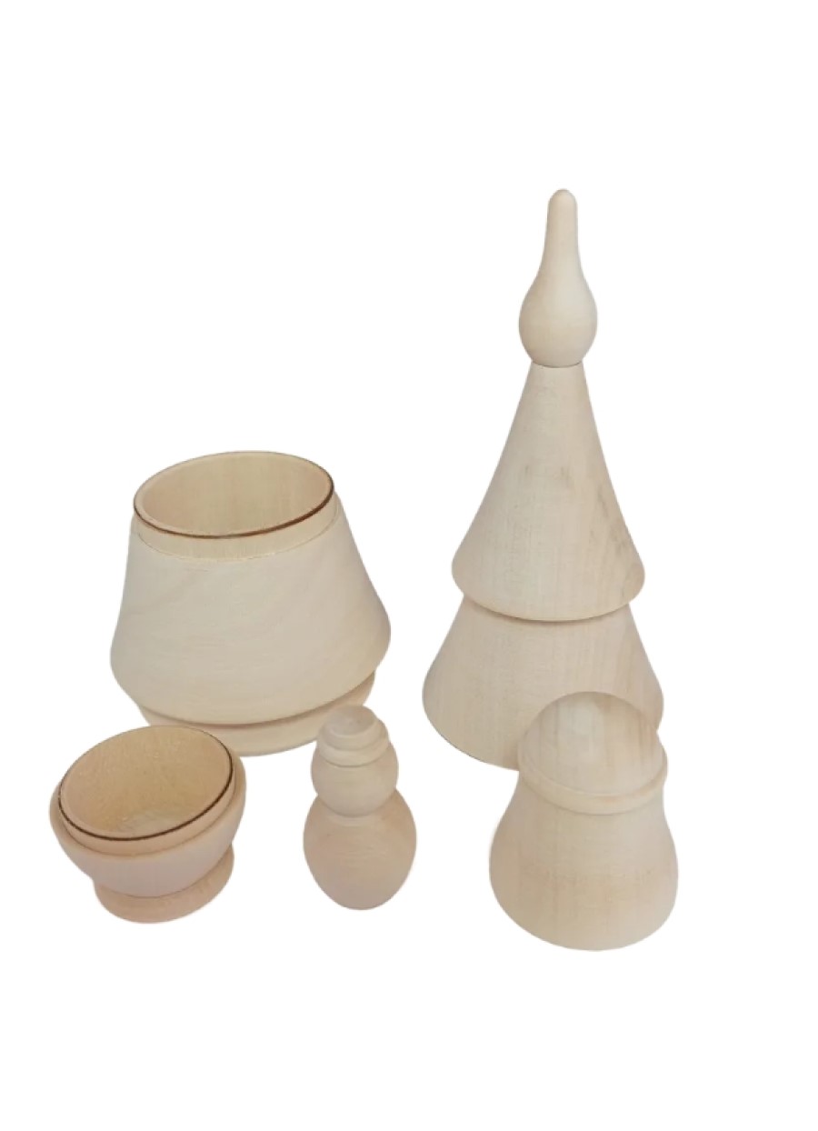 Набор для творчества Хохлома Оптом Заготовка роспись красками - фото 2