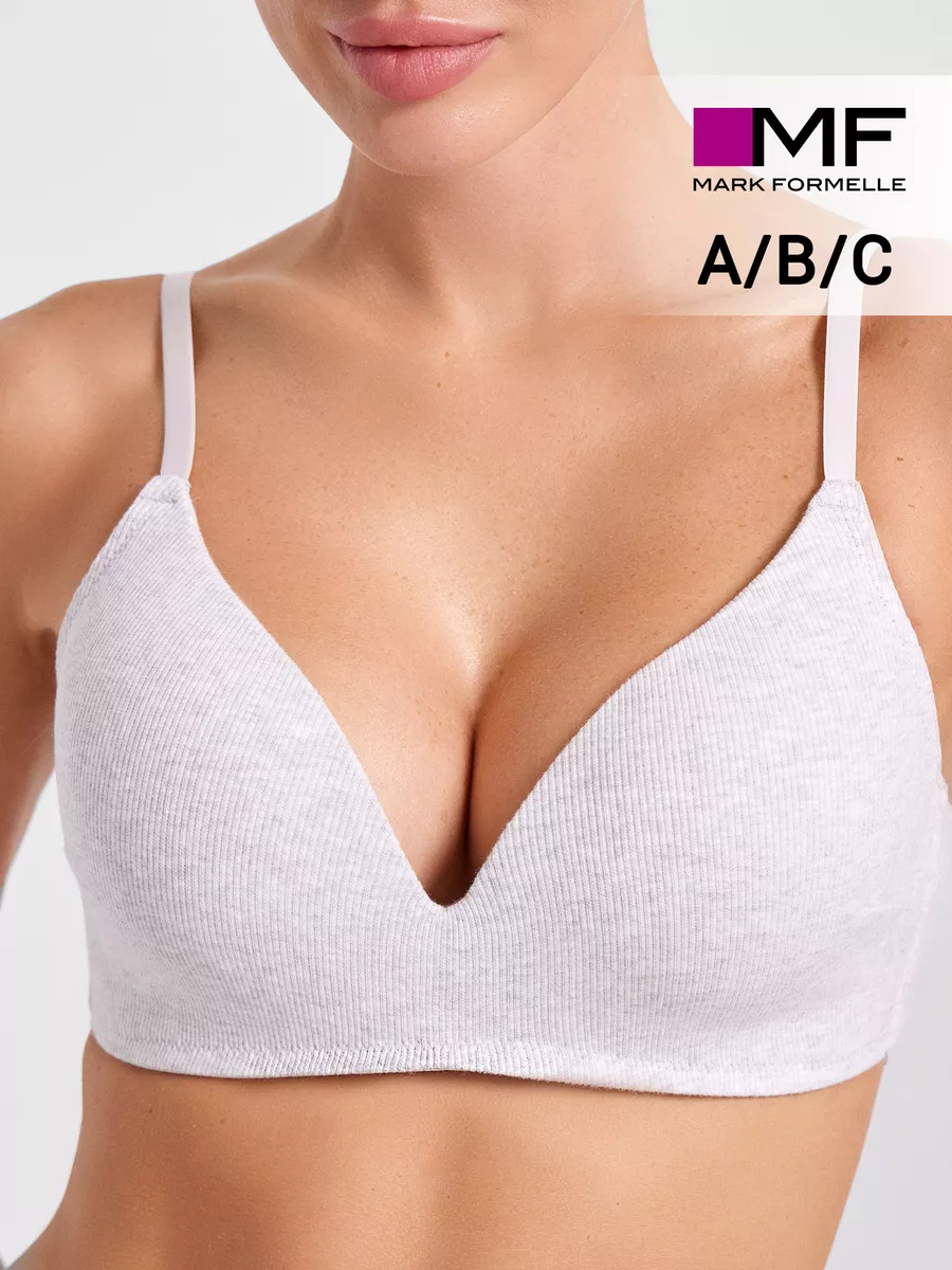 Бюстгальтер Mark Formelle (Марк Формэль) 512428/серый меланж 4306-А - фото 2