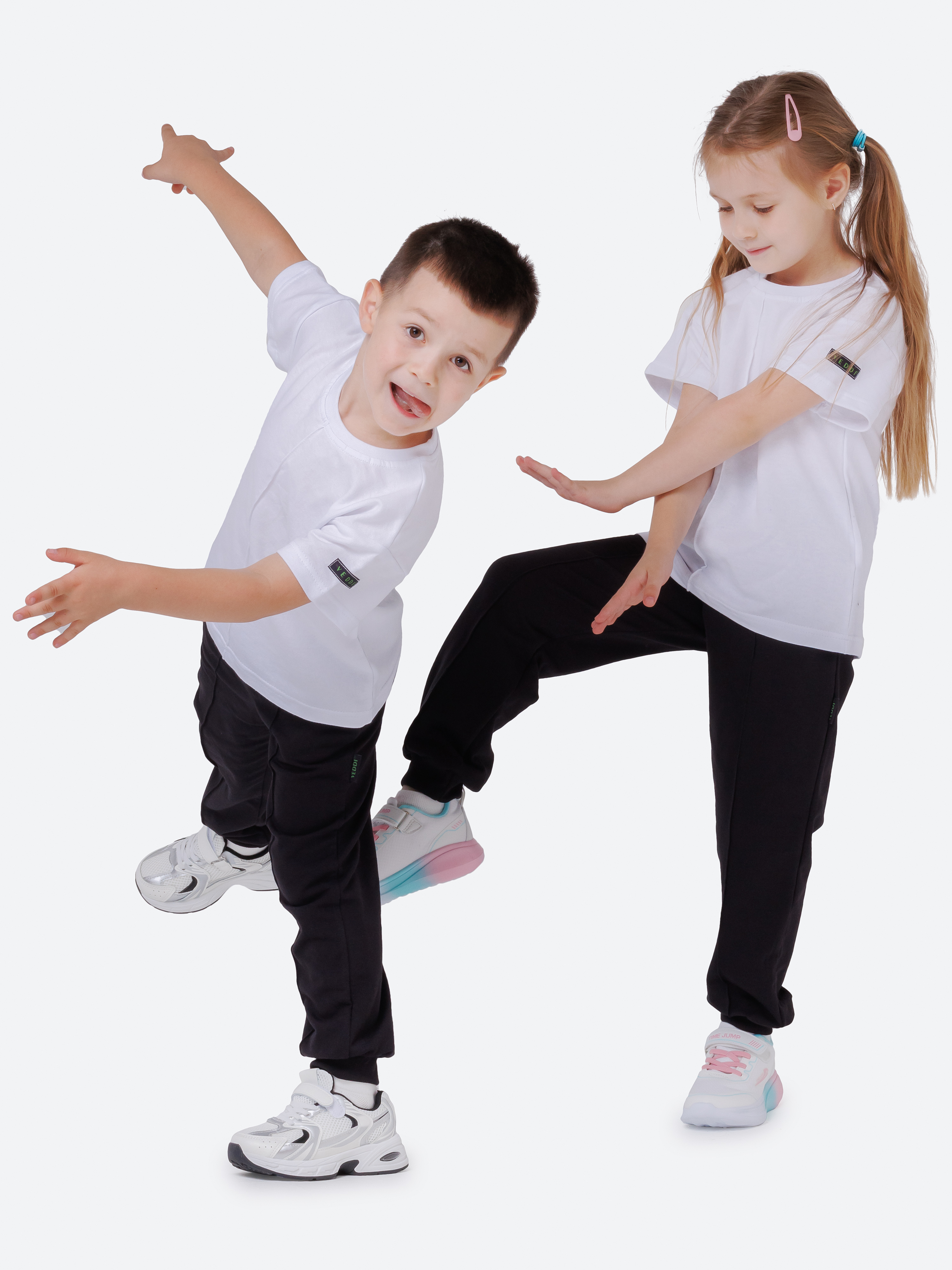 Спортивный костюм VEDDI 2080/6041фп-2024-белый/чёрный - фото 3