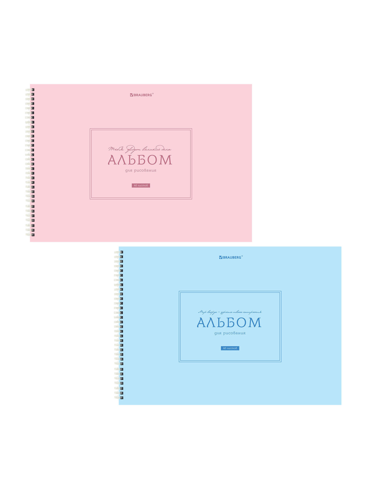 Альбом Brauberg А4 40 лист. 2 шт. - фото 2