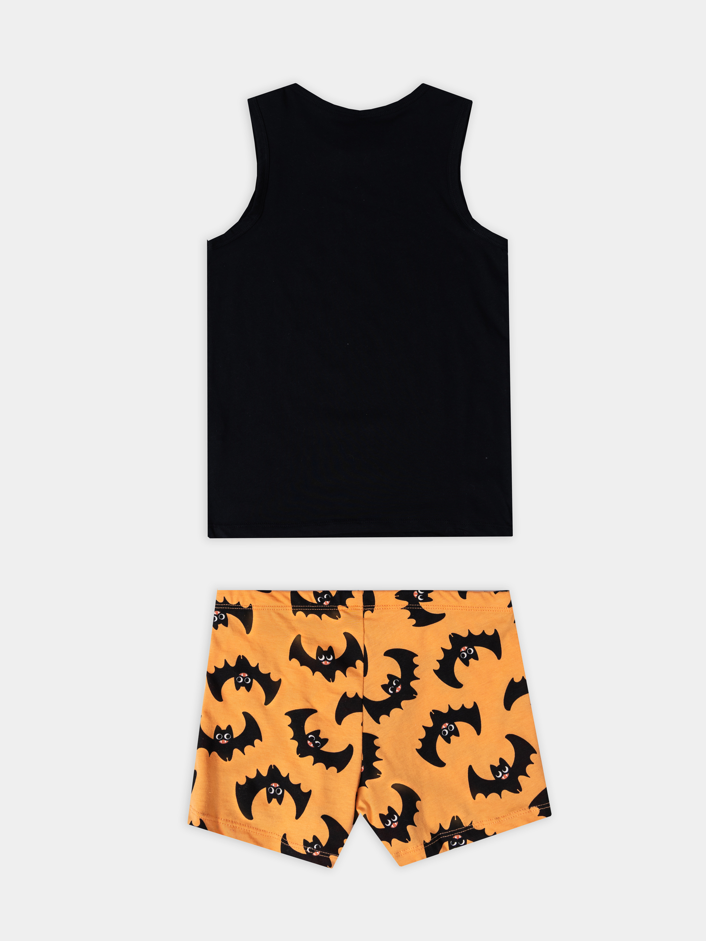 Комплект Mark Formelle (Марк Формэль) 443002/черный +летучие мыши на оранжевом - фото 3