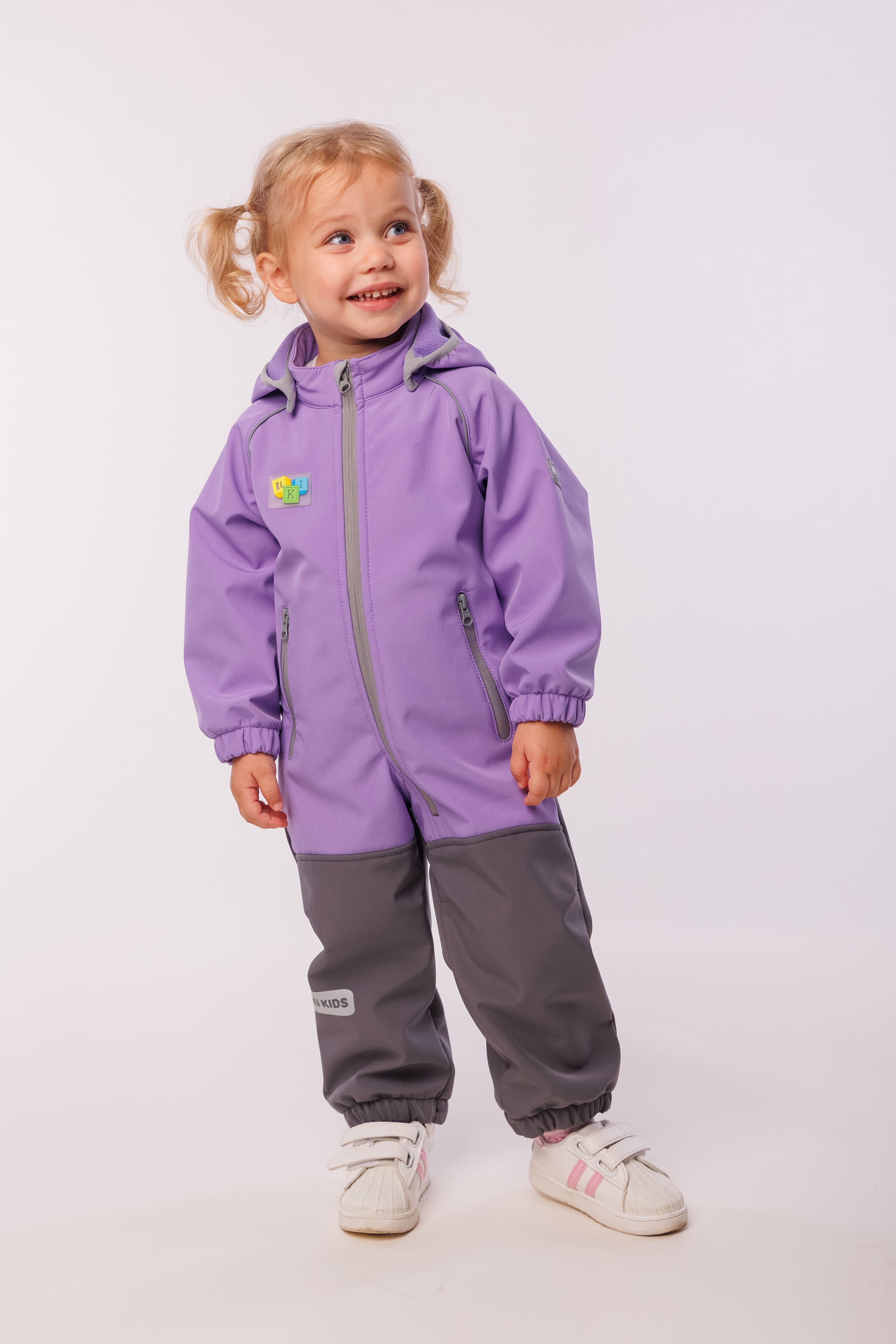 Комбинезон UKI KIDS 1spr24-055сир - фото 1