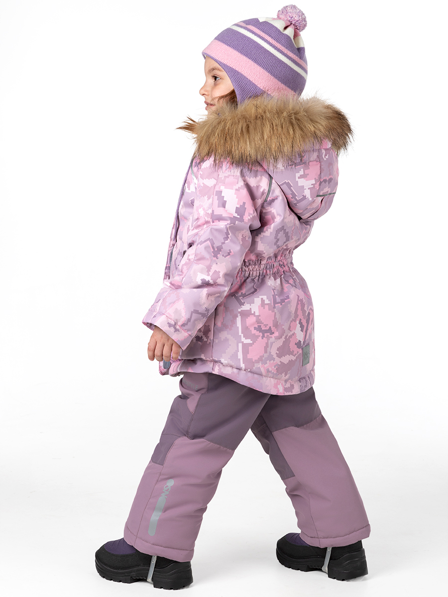 Куртка и полукомбинезон NIKASTYLE 7з0624 роза/орхидея - фото 3