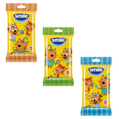 Влажные салфетки Smile 15 шт.