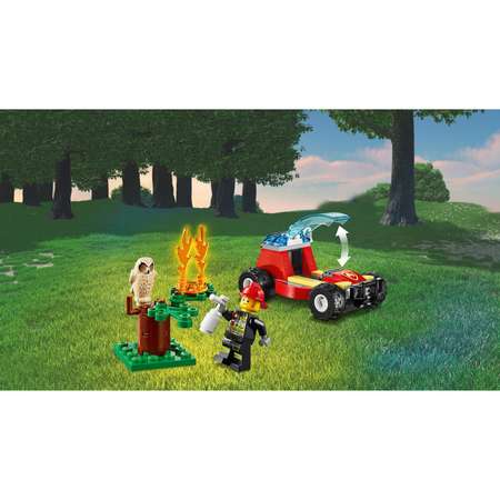 Конструктор LEGO City Fire Лесные пожарные блочный