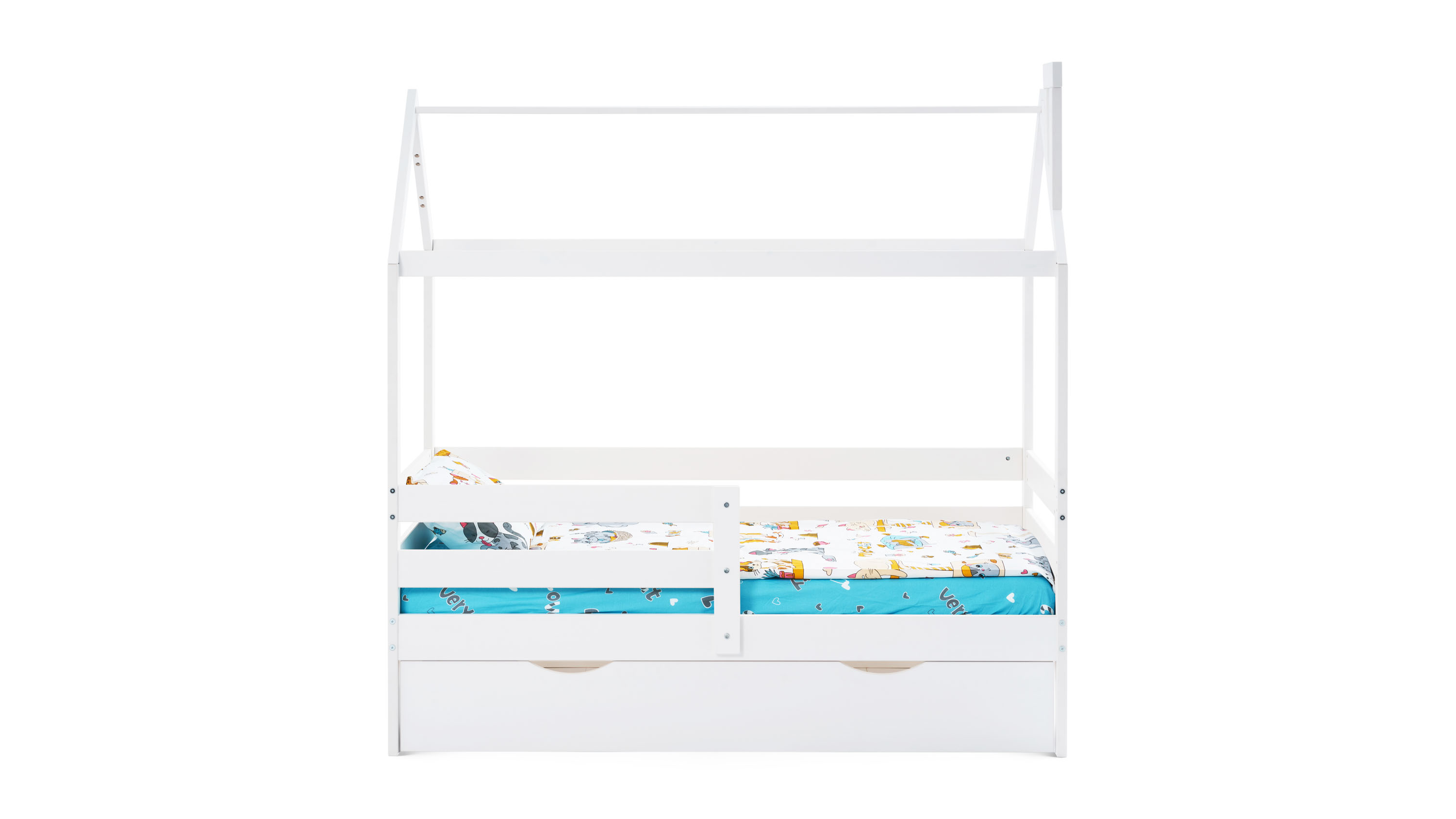 Кровать односпальная IKEA Ош (белый) - фото 8