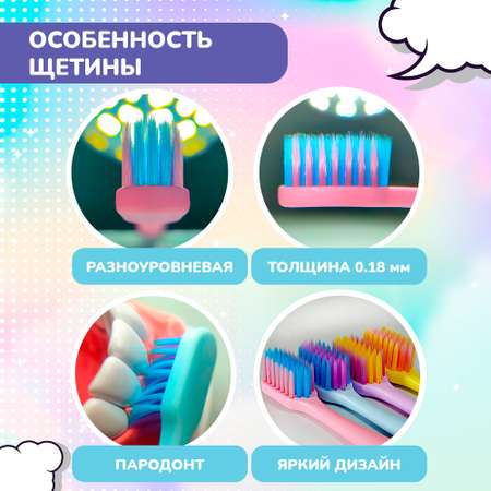 Зубная щетка классическая Fazzet ORGANIC от 10 лет