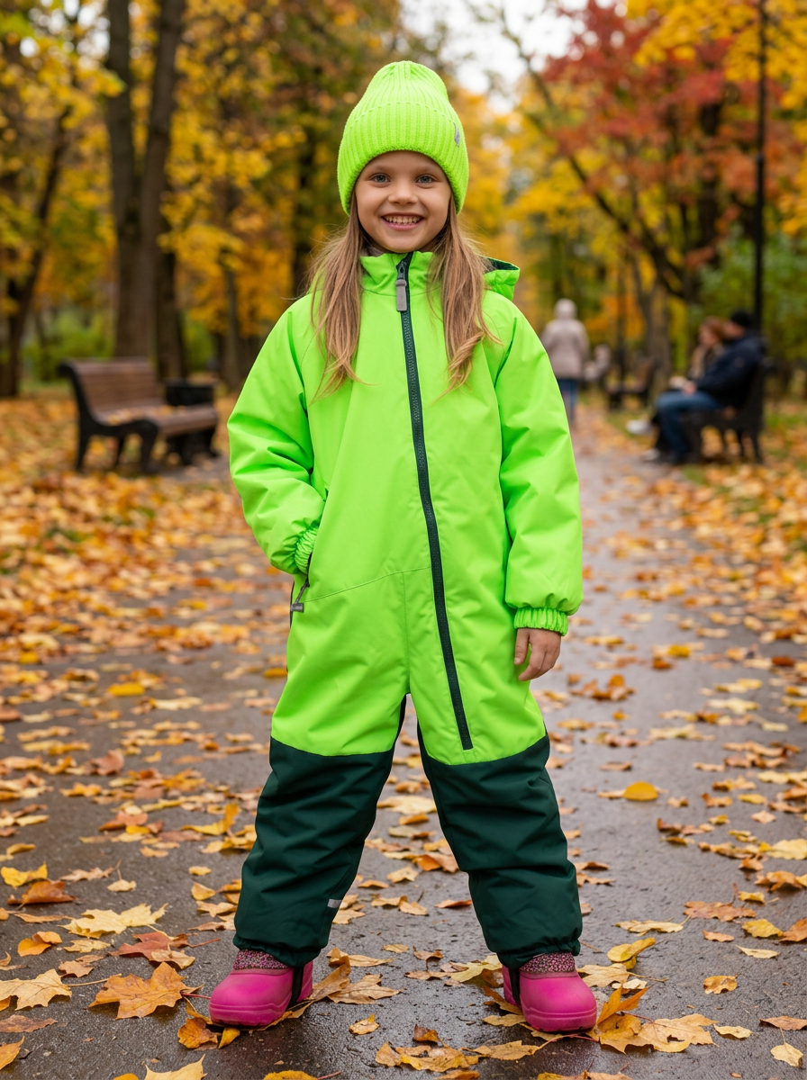 Комбинезон Arctic kids 30-042 зеленый - фото 3