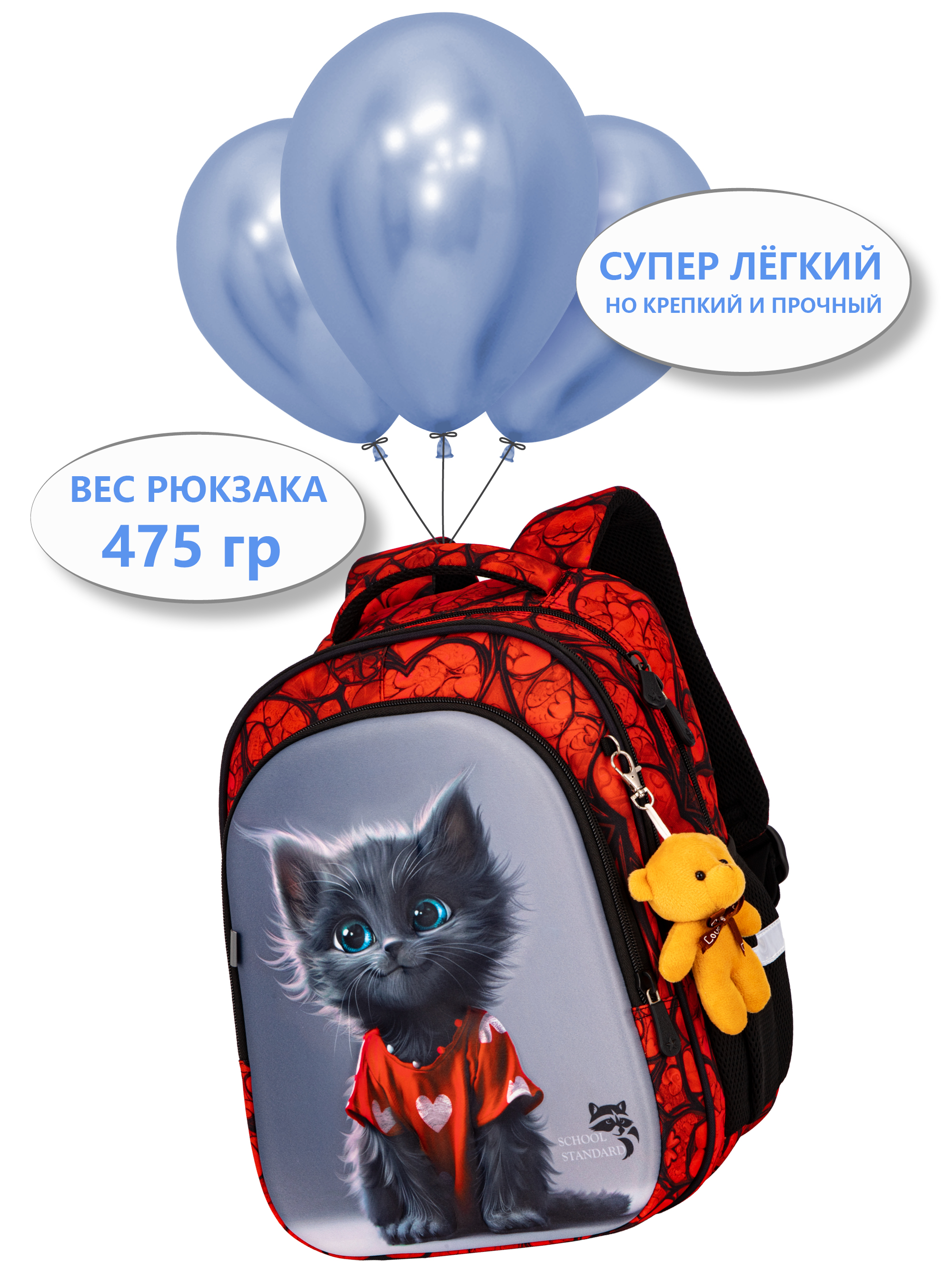 Рюкзак School Standard первокласснику набор 4 в 1 - фото 11