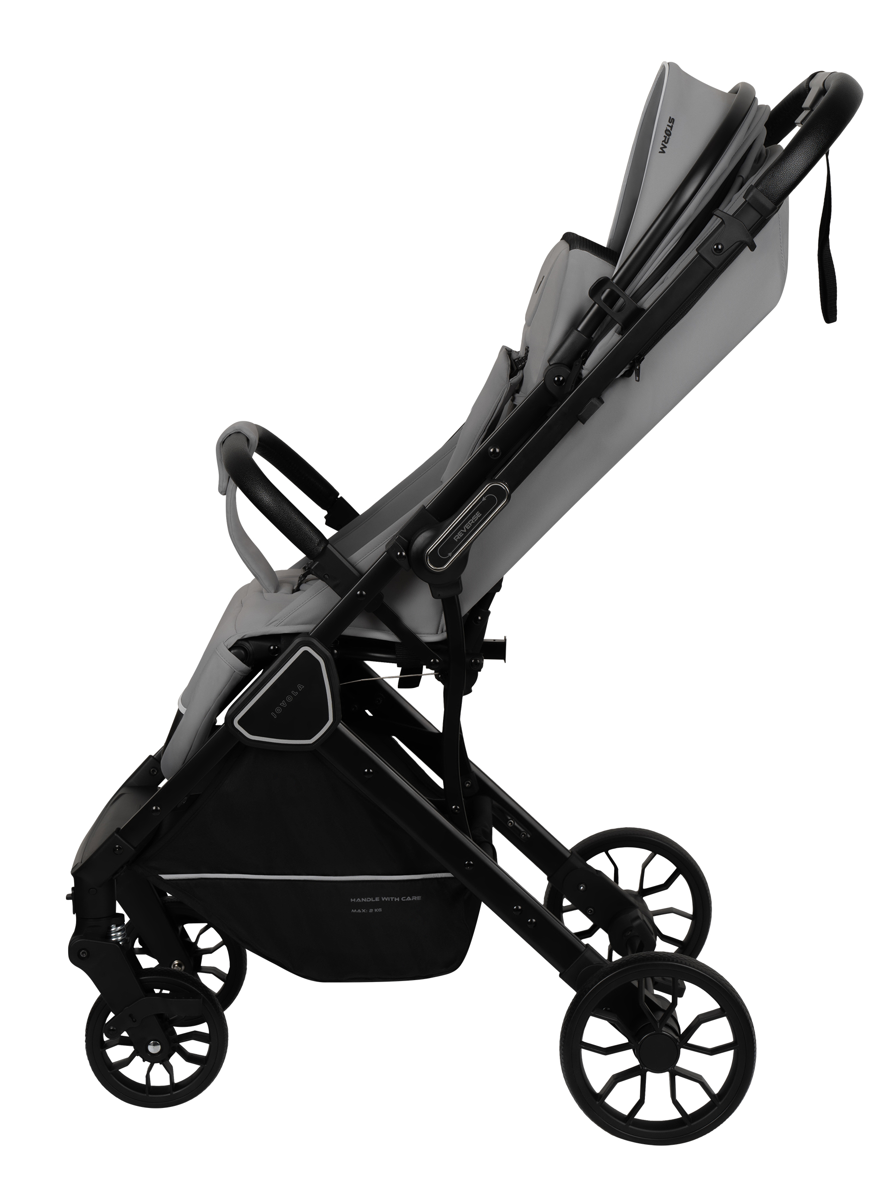 Коляска прогулочная JOVOLA Storm, светло-серый - фото 22