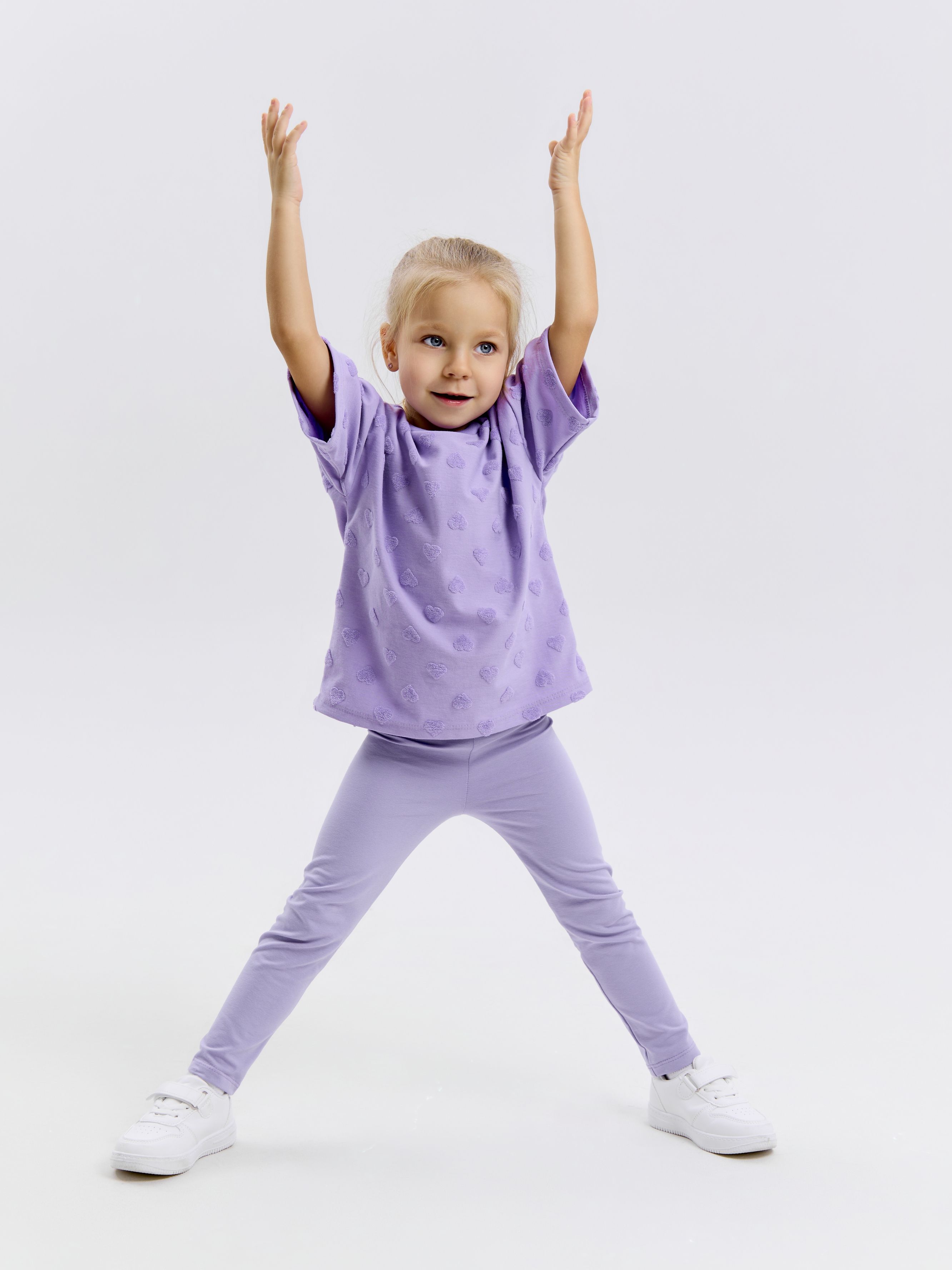 Футболка и леггинсы LEVA костюм_Томми_сиреневый - фото 8