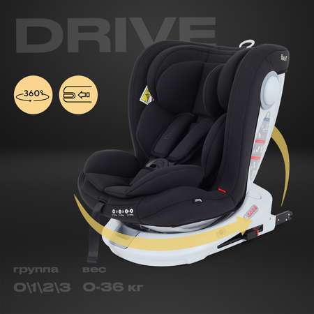 Автокресло Rant Drive Isofix 0+/1/2/3 (0-36 кг) черный