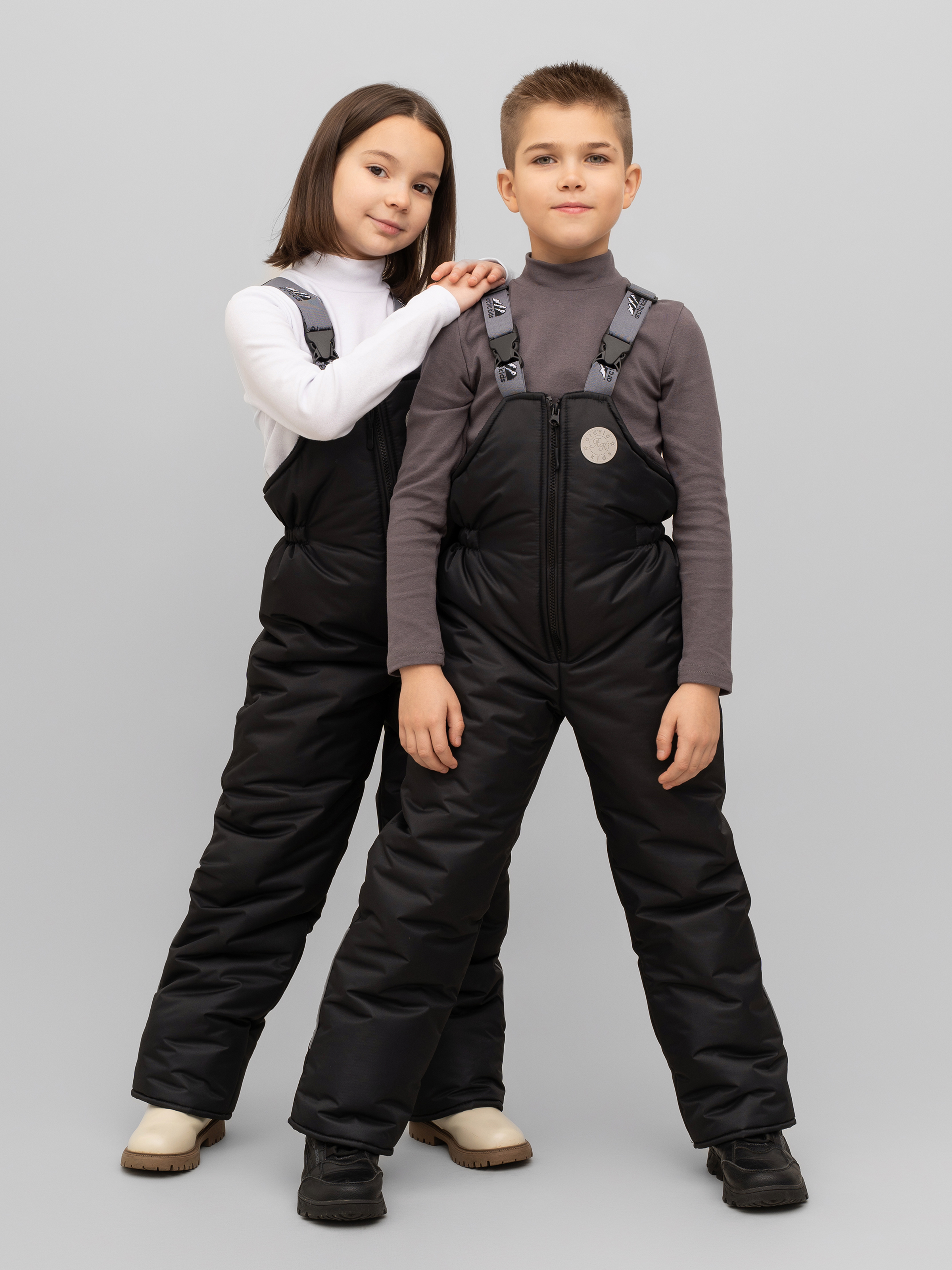 Полукомбинезон Arctic kids 60-015 черный - фото 2