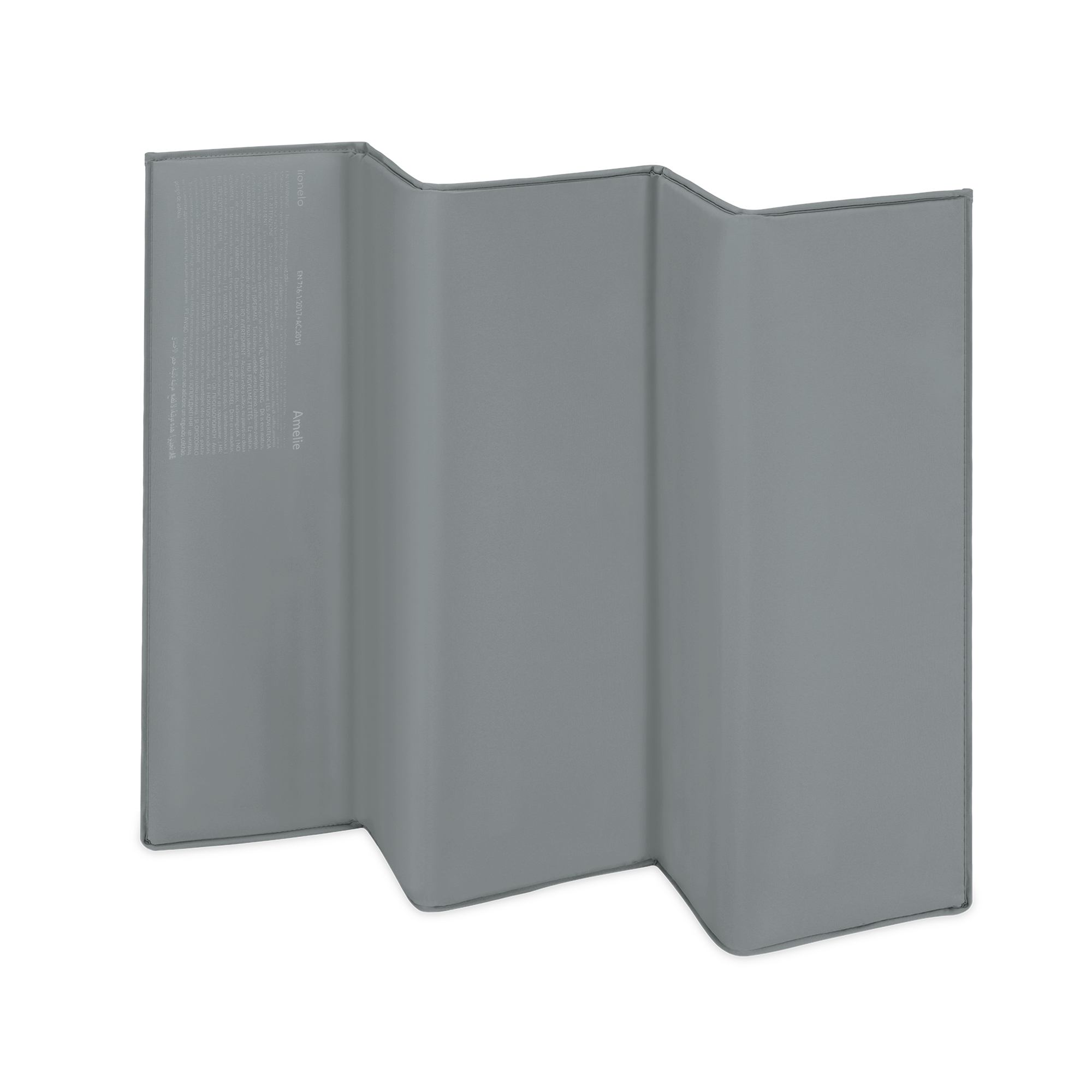 Манеж кровать Lionelo серый LO-AMELIE GREY CONCRETE - фото 20